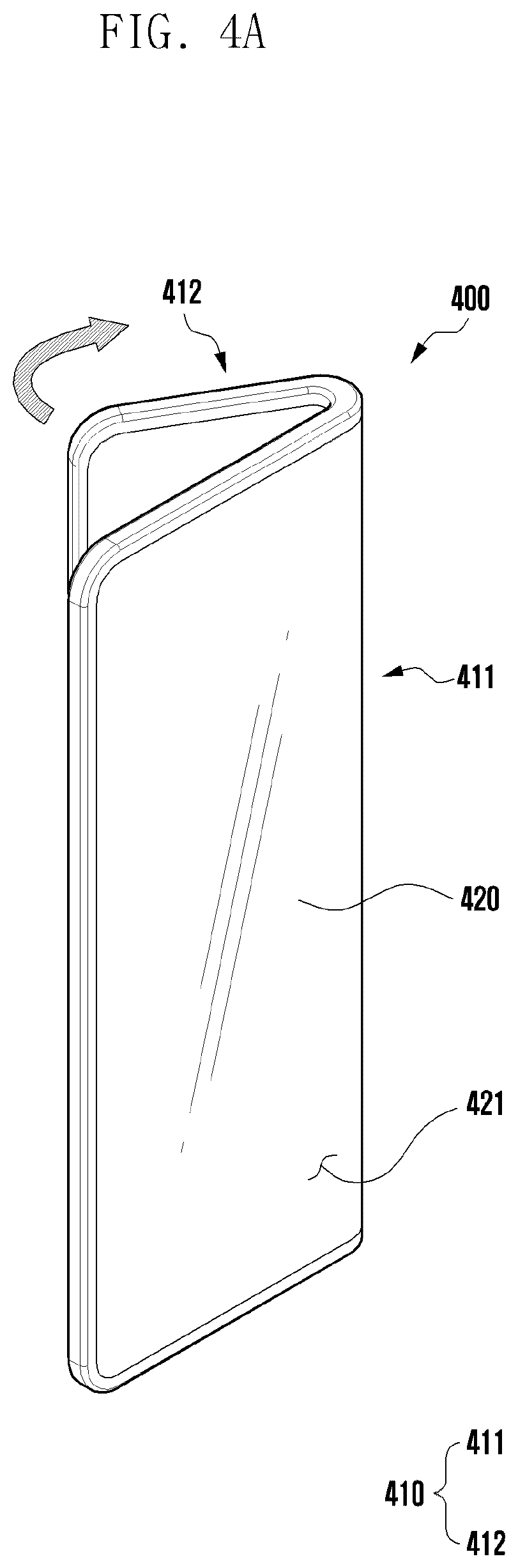 Patent US12321199 Figure 5 – Use method according to folding state of display, and electronic apparatus using same