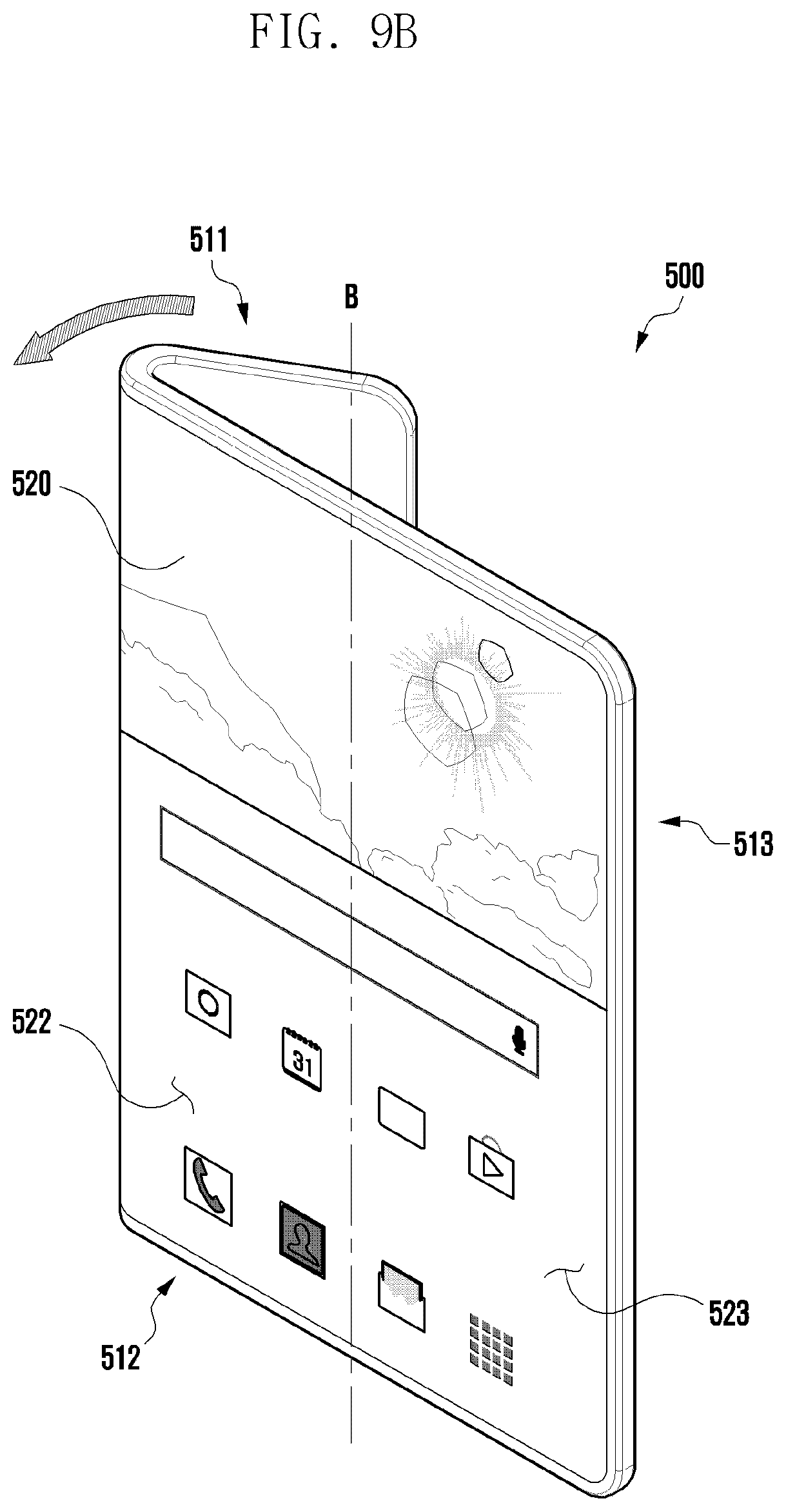 Patent US12321199 Figure 17 – Use method according to folding state of display, and electronic apparatus using same