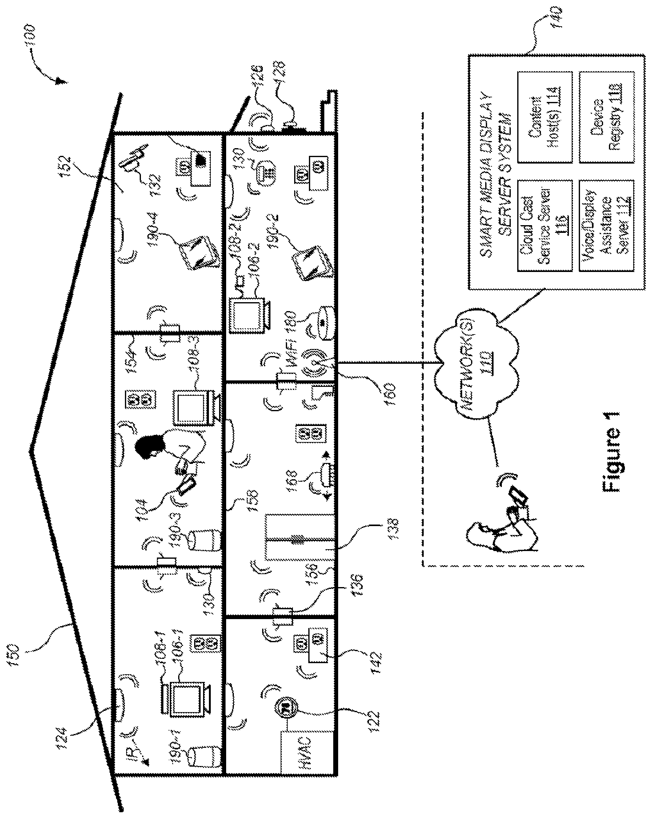 Patent US12321202 Figure 1 – Speaker assembly in a display assistant device