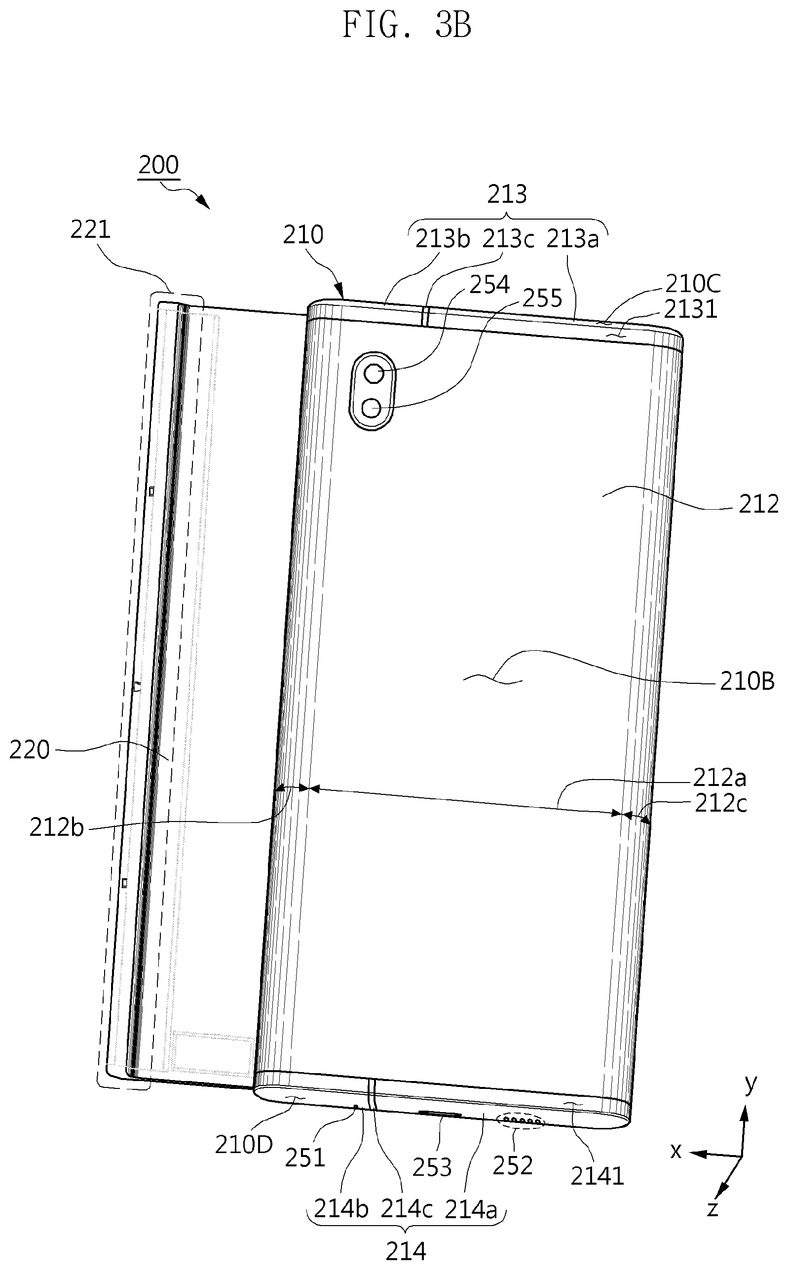 Patent US12321204 Figure 5 – Electronic device comprising flexible display and antenna