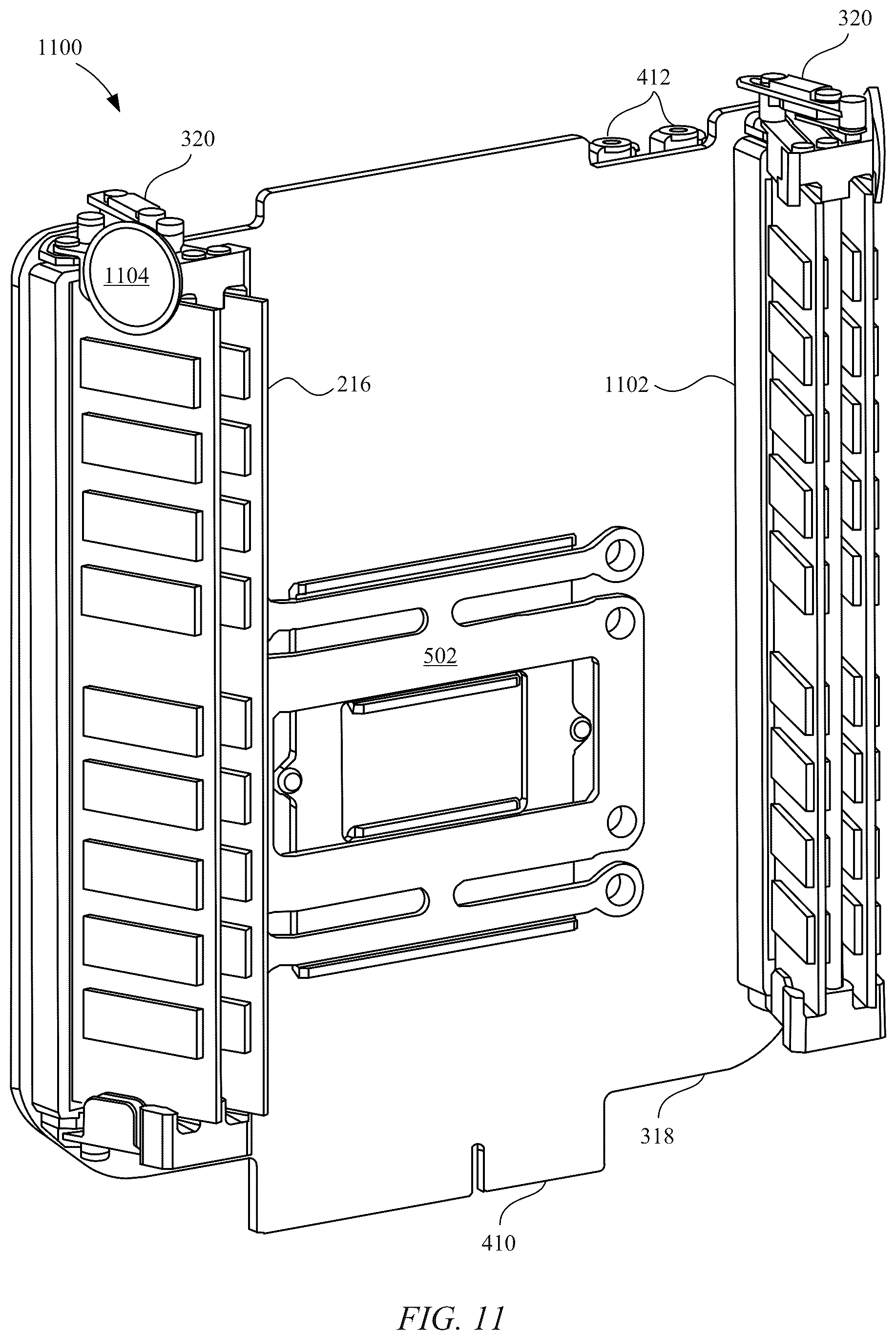 Patent US12321205 Figure 11 – Desktop electronic device