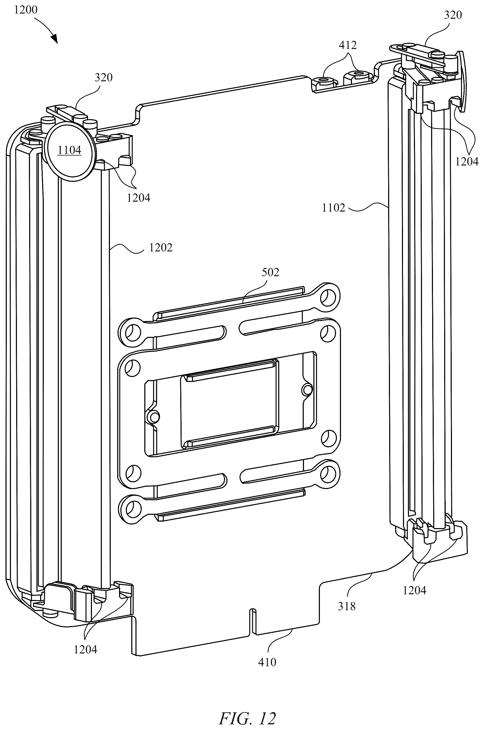 Patent US12321205 Figure 12 – Desktop electronic device