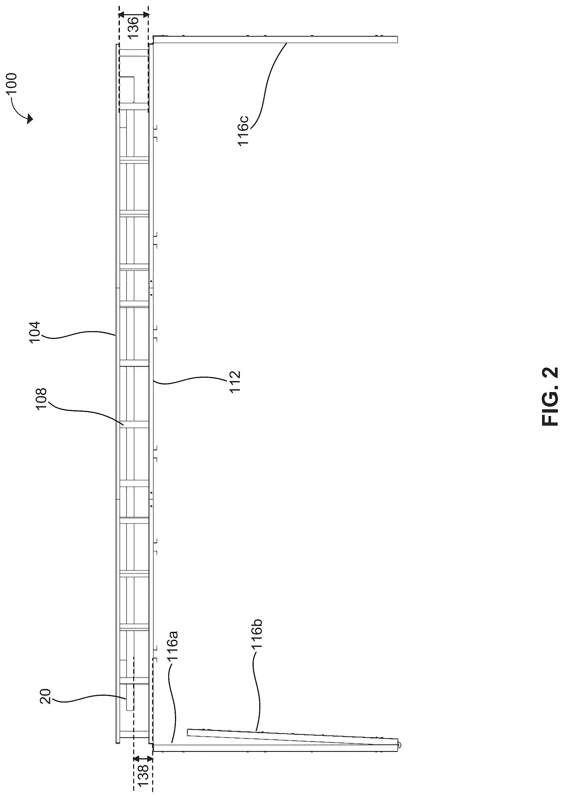 Patent US12321206 Figure 2 – Protective cover apparatus for a direct-view light emitting diode (DV LED) screen and a method of protecting and maintaining the DV LED screen