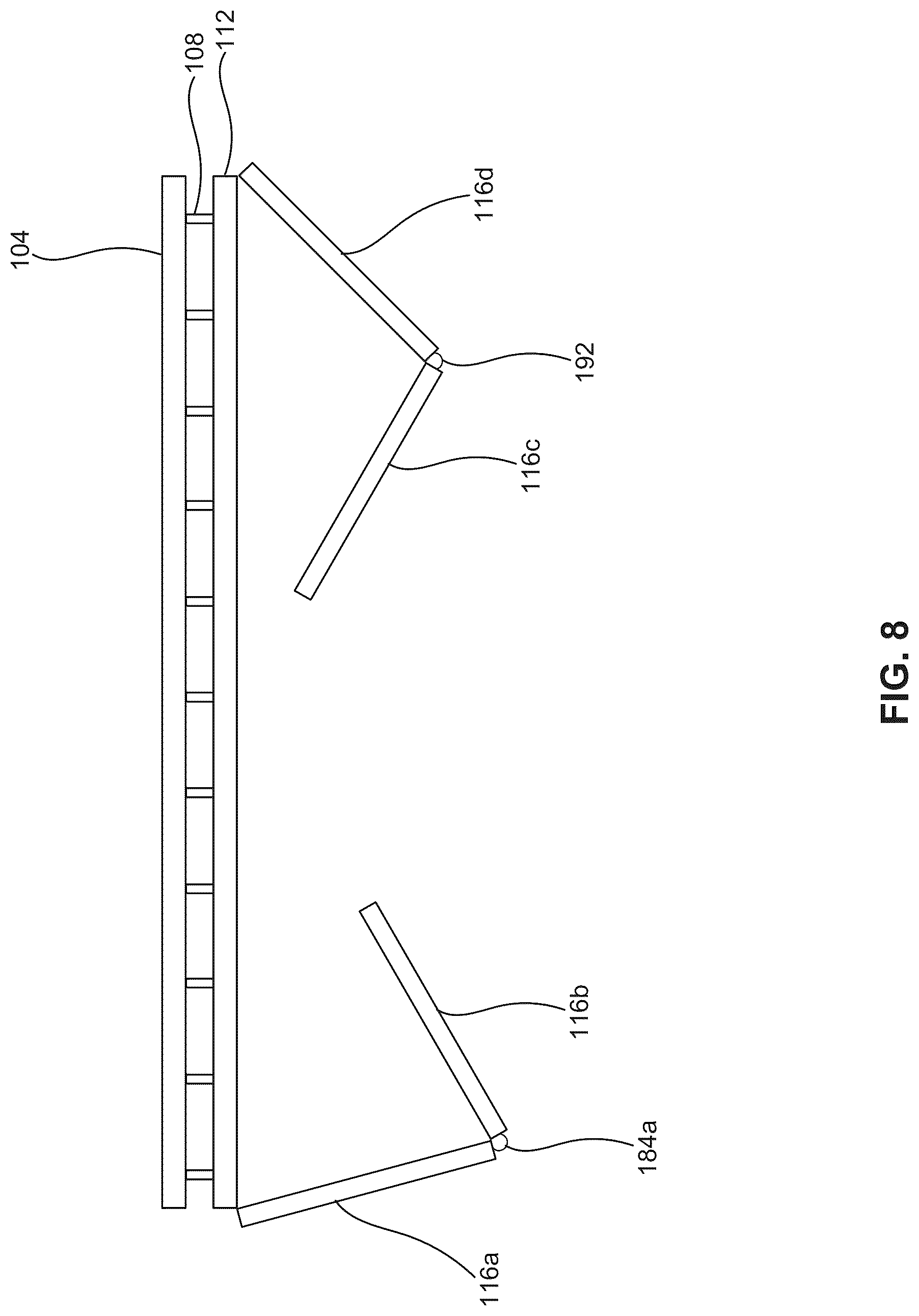 Patent US12321206 Figure 8 – Protective cover apparatus for a direct-view light emitting diode (DV LED) screen and a method of protecting and maintaining the DV LED screen