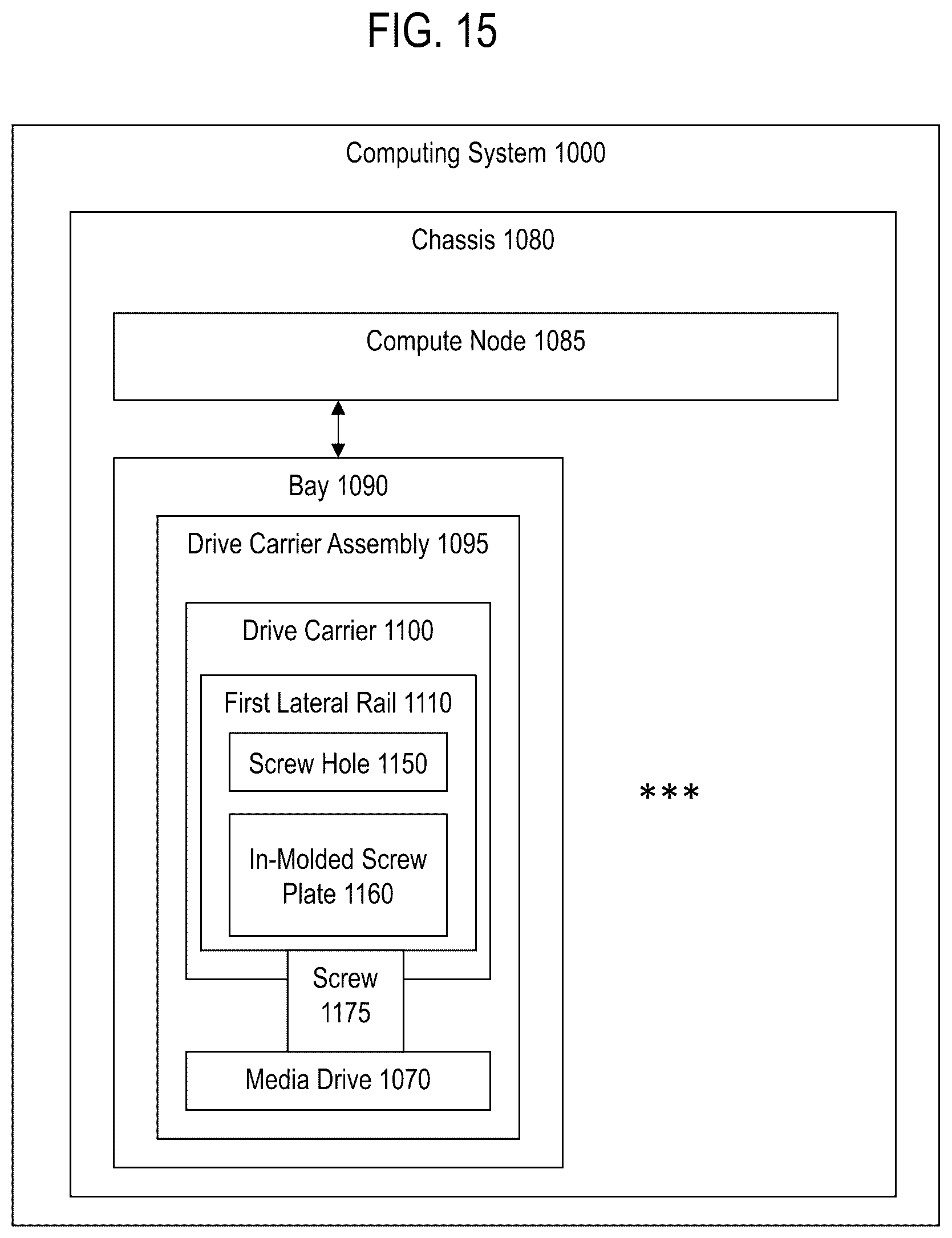Patent US12321207 Figure 11 – Drive carrier with in-molded screw plate