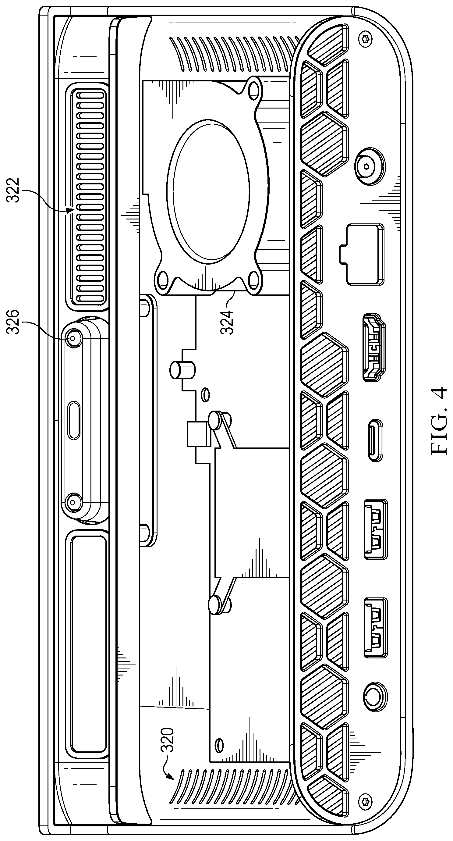 Patent US12321210 Figure 4 – System for thermal management of a handheld computing device