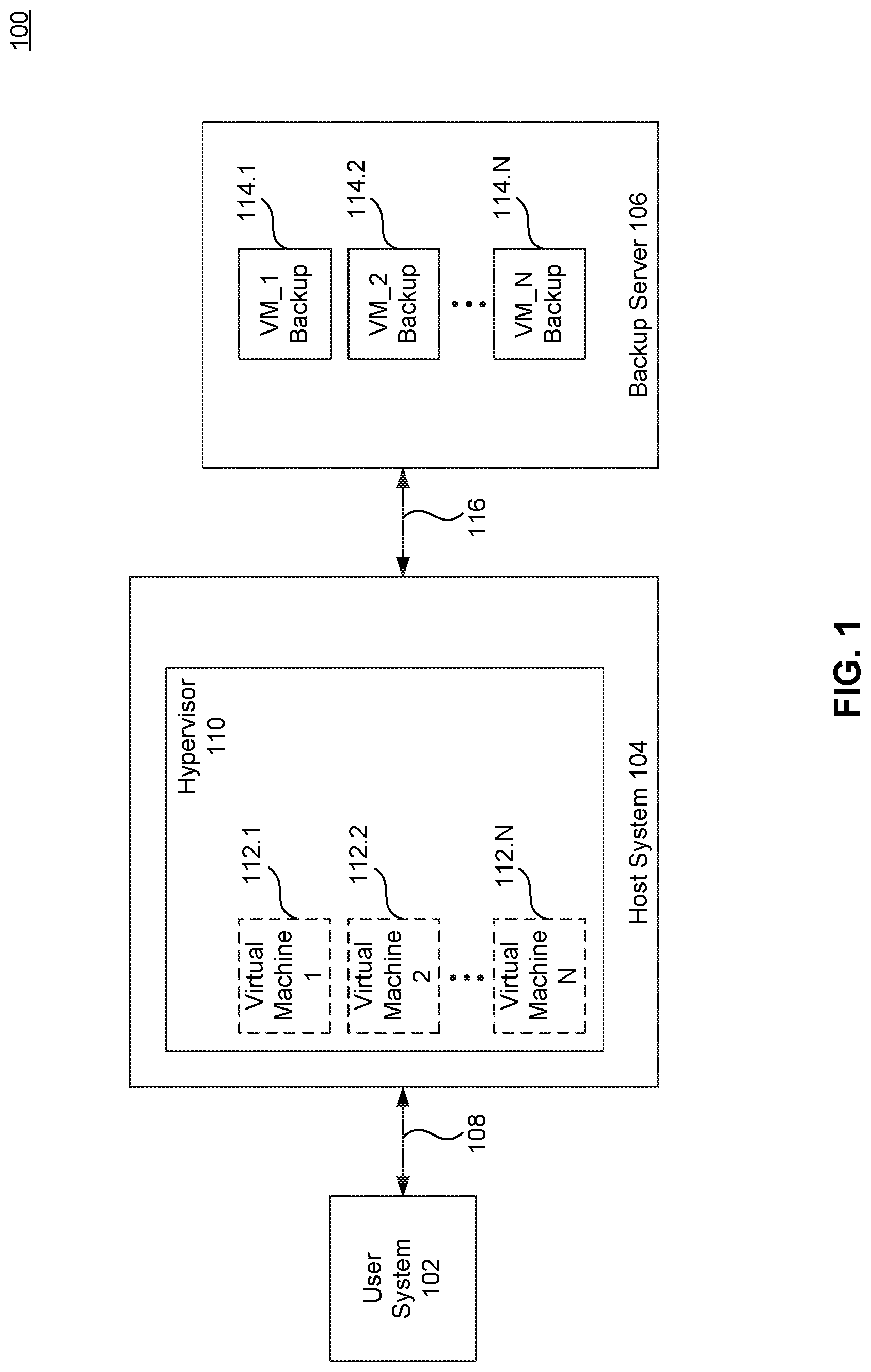 Patent US12321238 Figure 1 – User authorization for file level restoration from image level backups