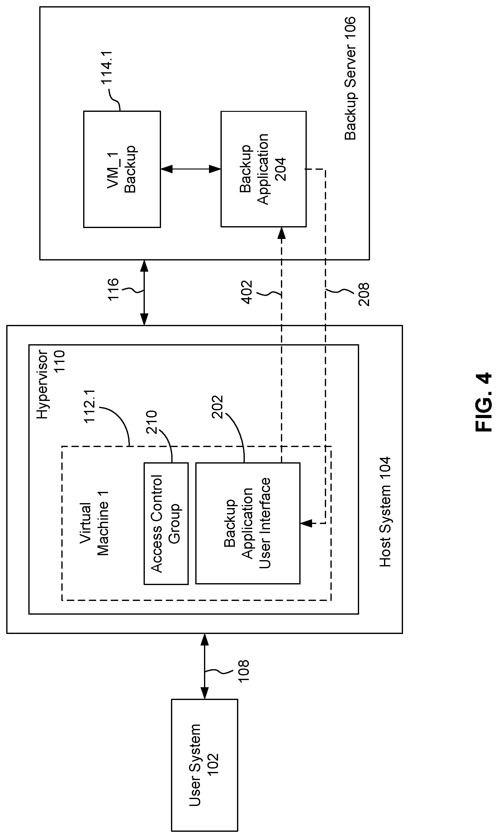 Patent US12321238 Figure 4 – User authorization for file level restoration from image level backups