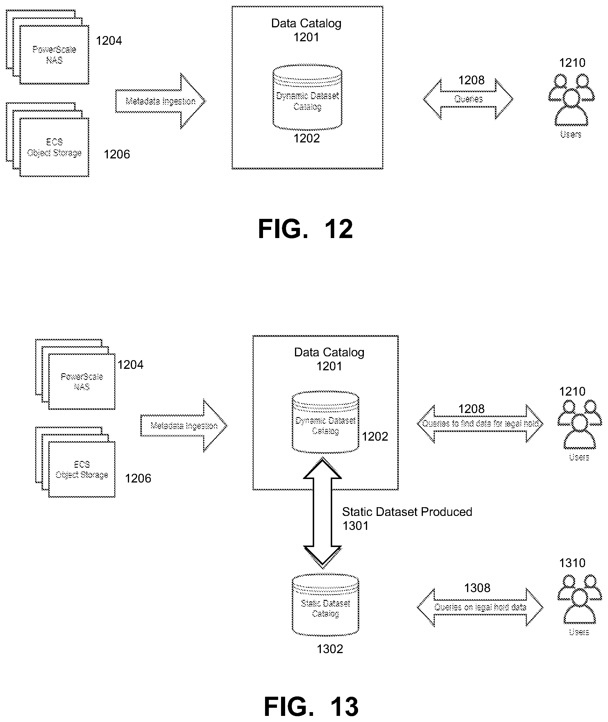Patent US12321240 Figure 9 – Data catalog for dataset lifecycle management system for content-based data protection