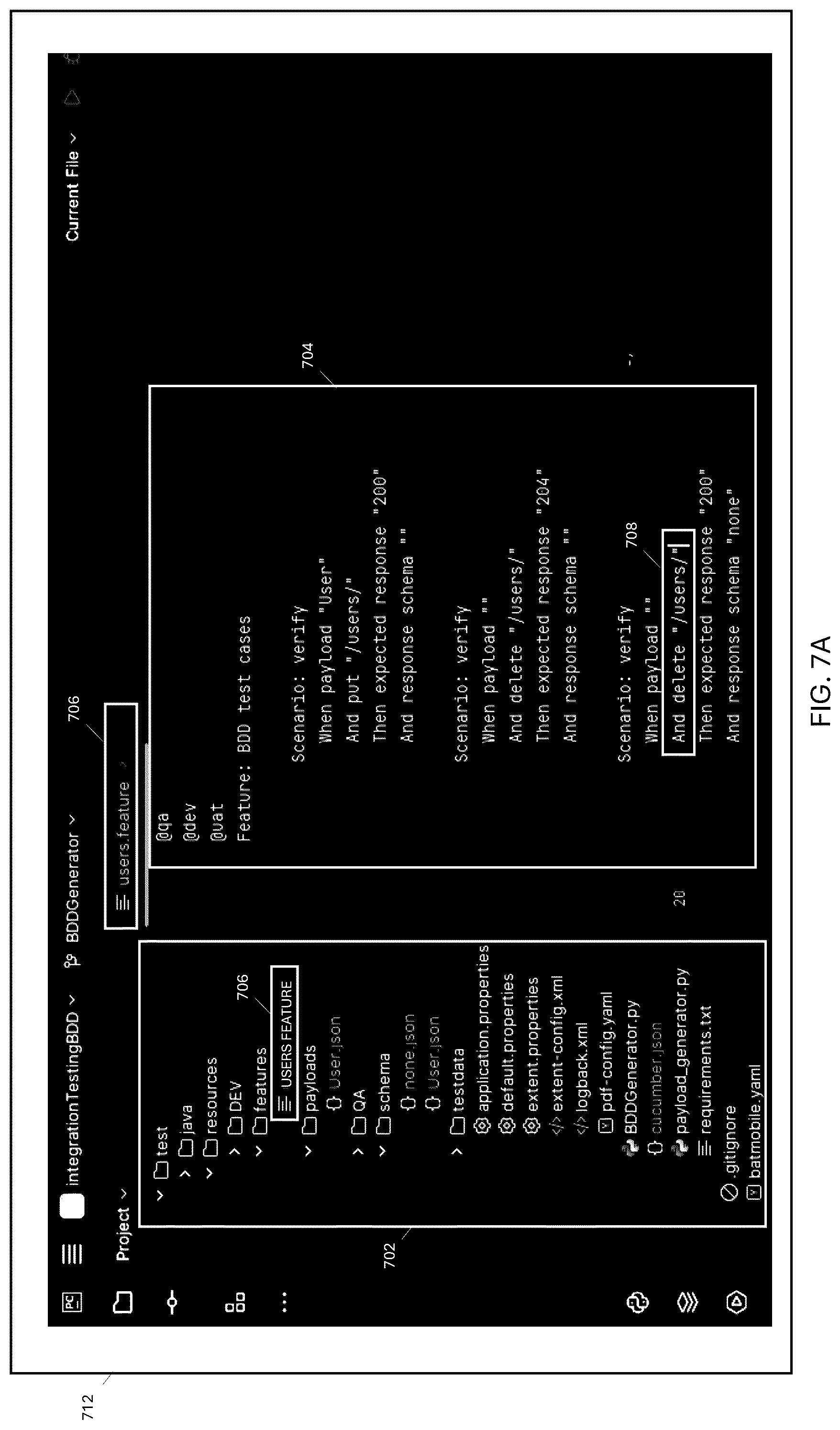 Patent US12321256 Figure 11 – Behavior data driven automation test code generating system and method