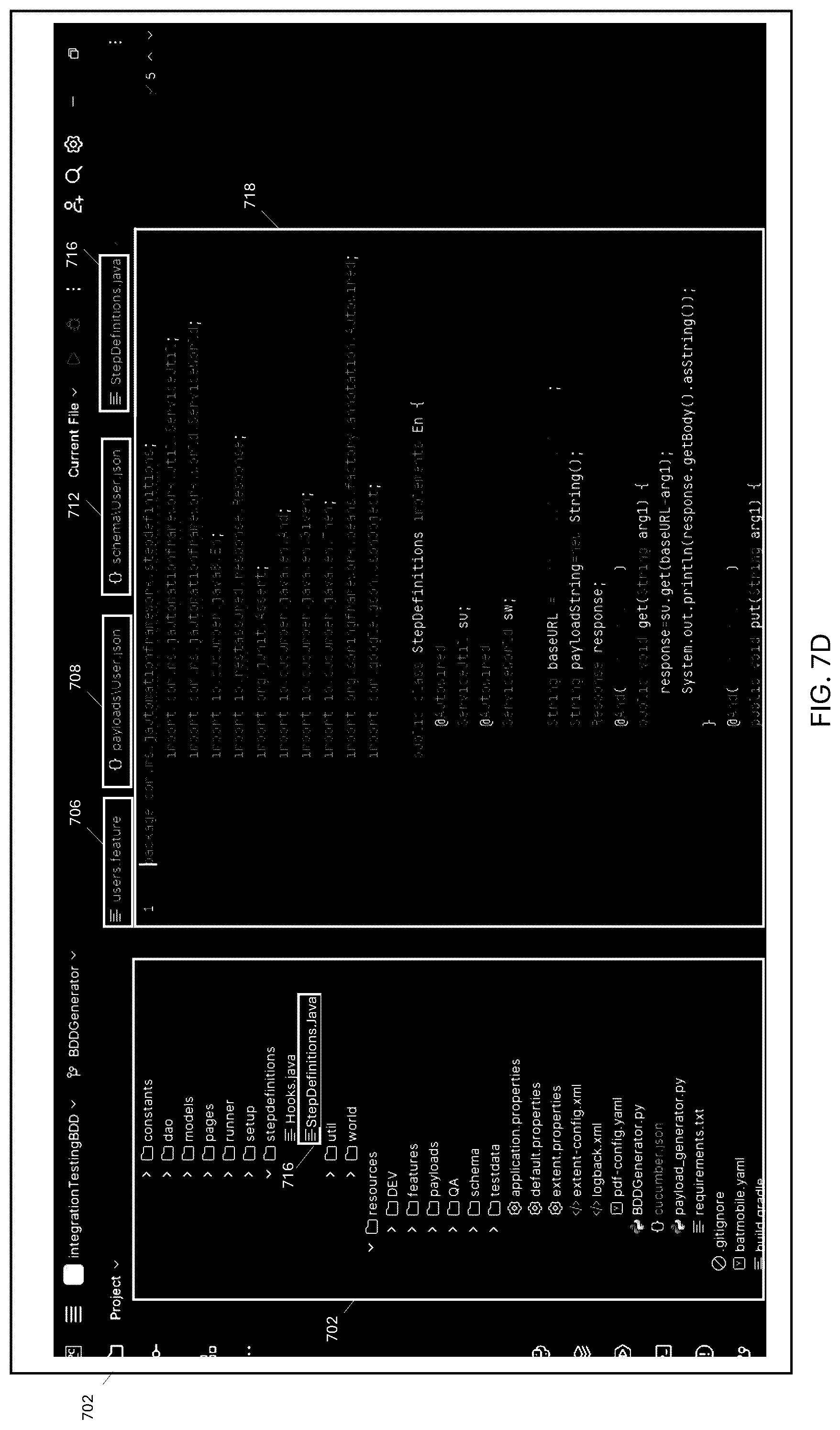 Patent US12321256 Figure 14 – Behavior data driven automation test code generating system and method