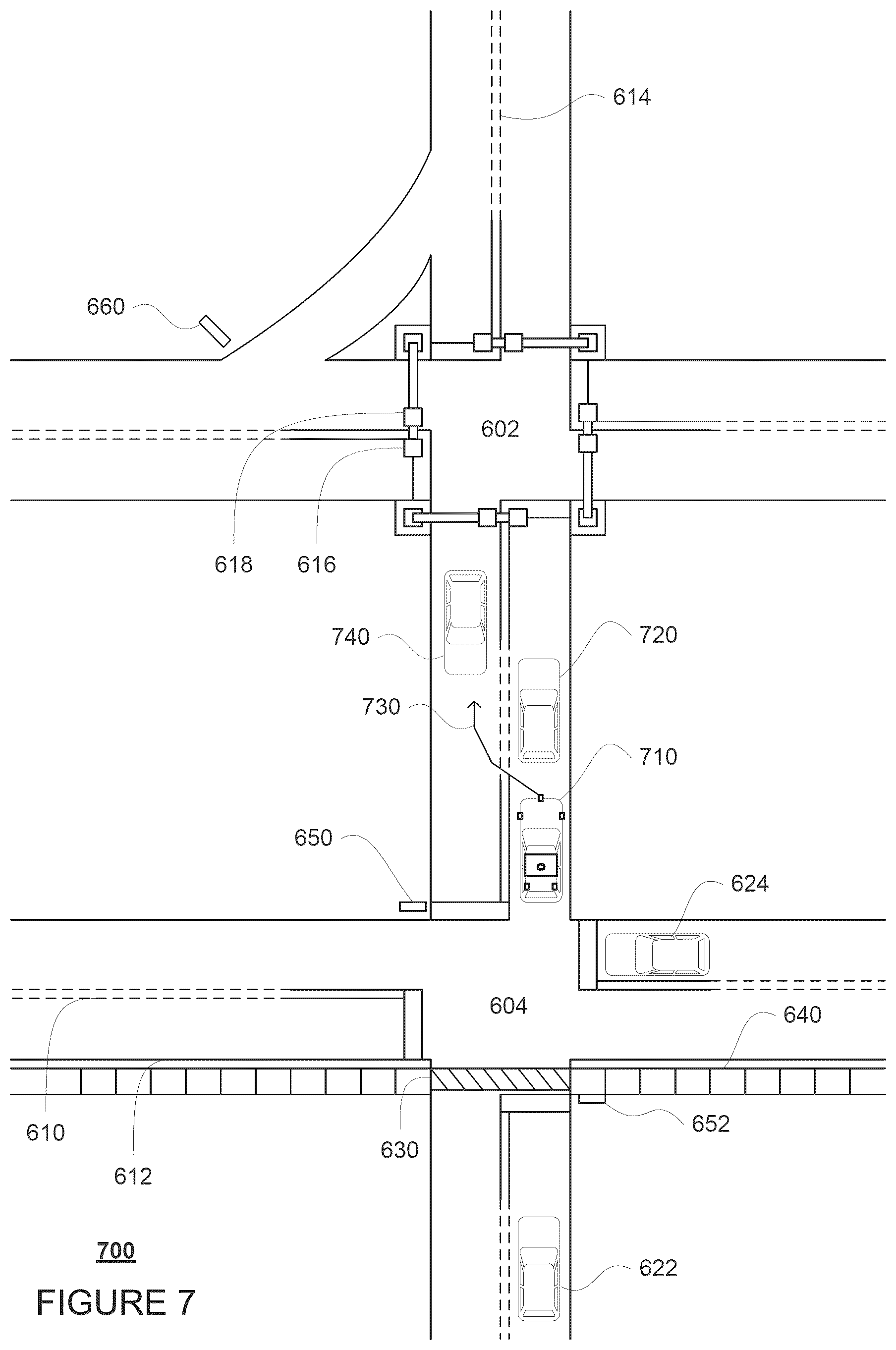 Patent US12321258 Figure 7 – Collision evaluation for log-based simulations