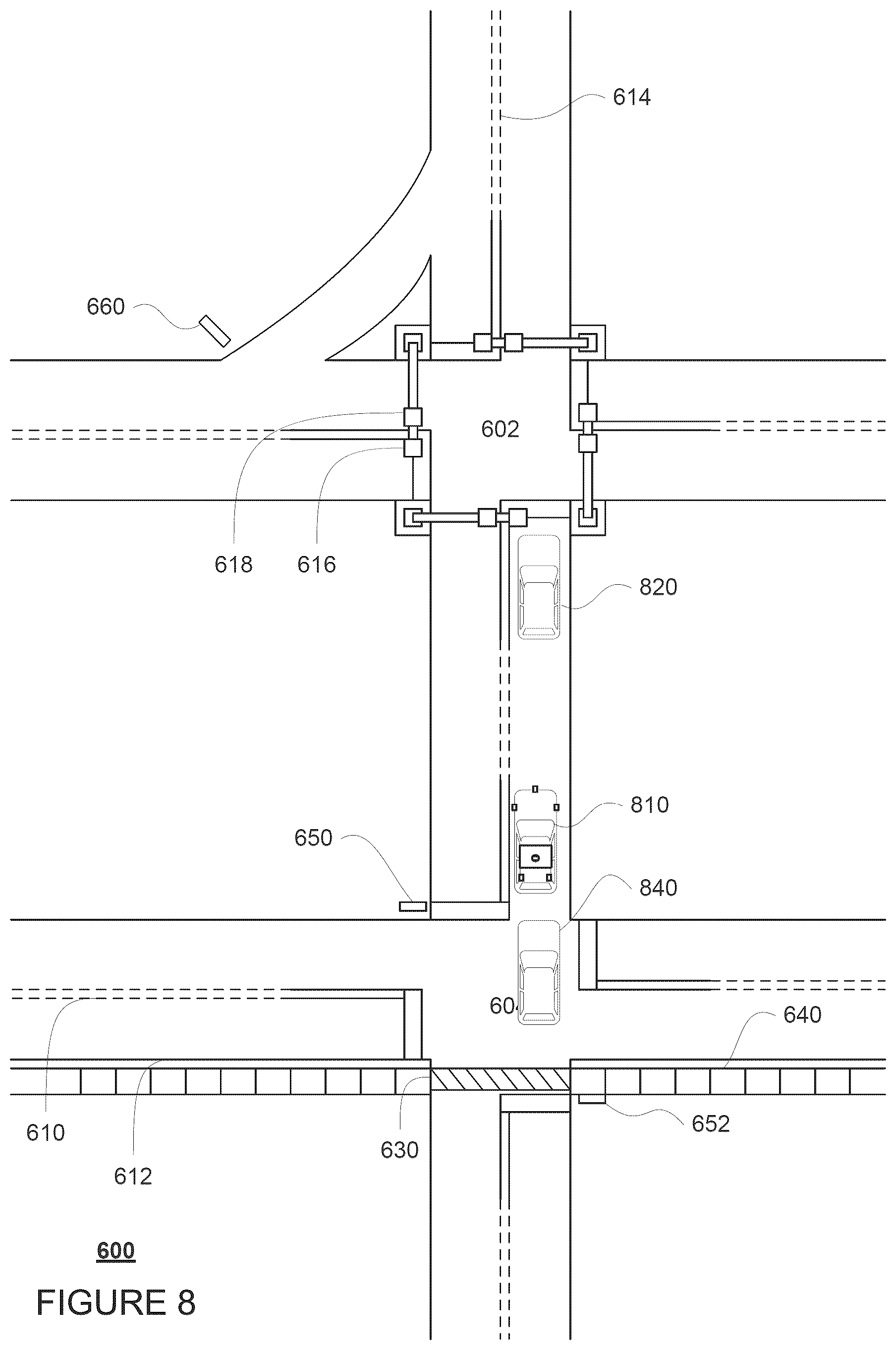 Patent US12321258 Figure 8 – Collision evaluation for log-based simulations
