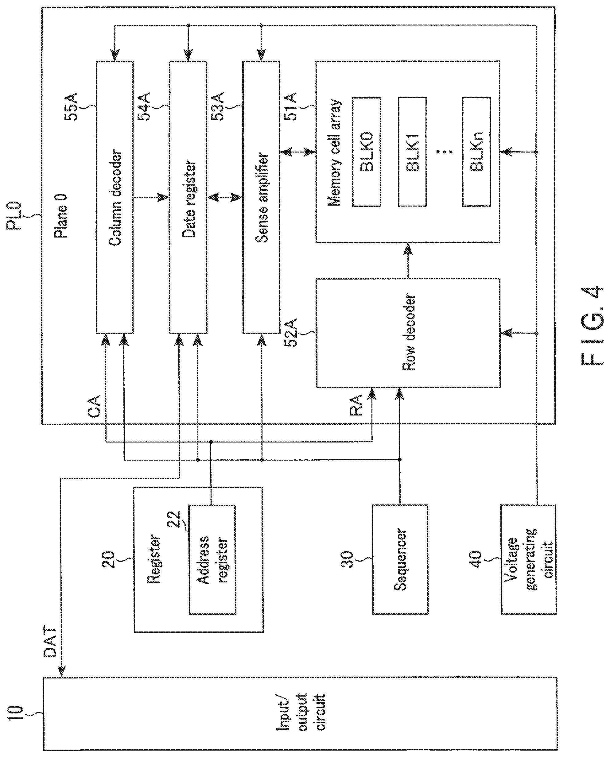 Patent US12321262 Figure 4 – Memory system which orders data fetching from a latch circuit during execution of a read operation