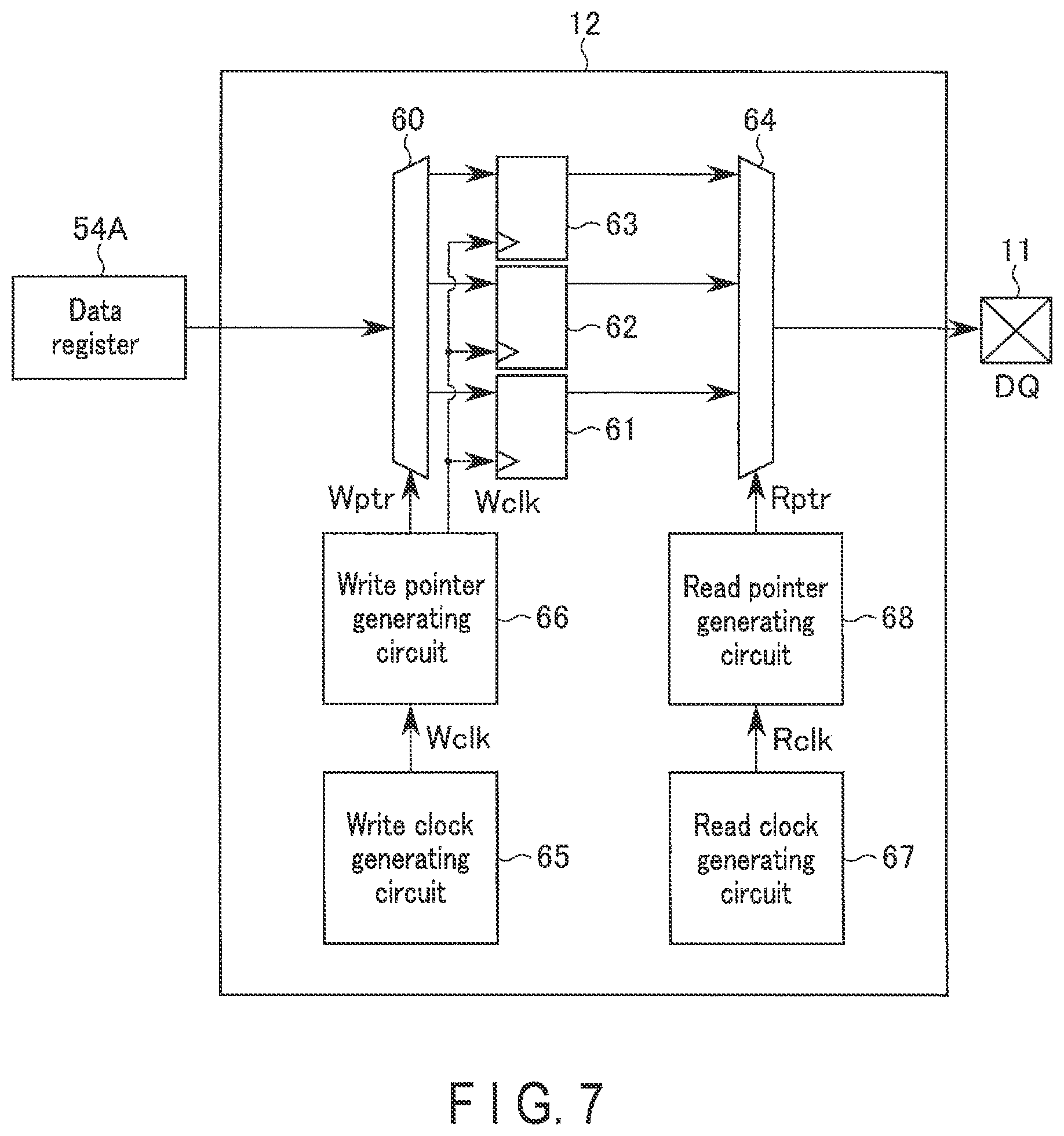 Patent US12321262 Figure 7 – Memory system which orders data fetching from a latch circuit during execution of a read operation