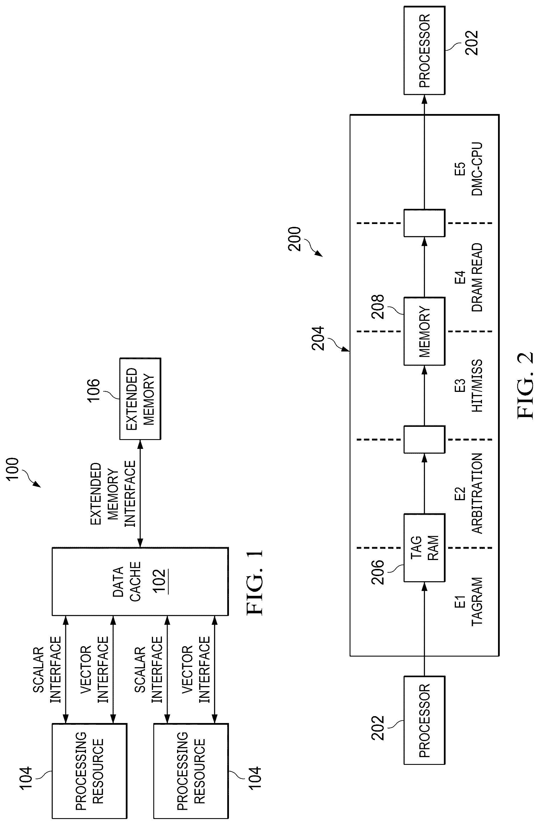 Patent US12321285 Figure 1 – Victim cache with write miss merging