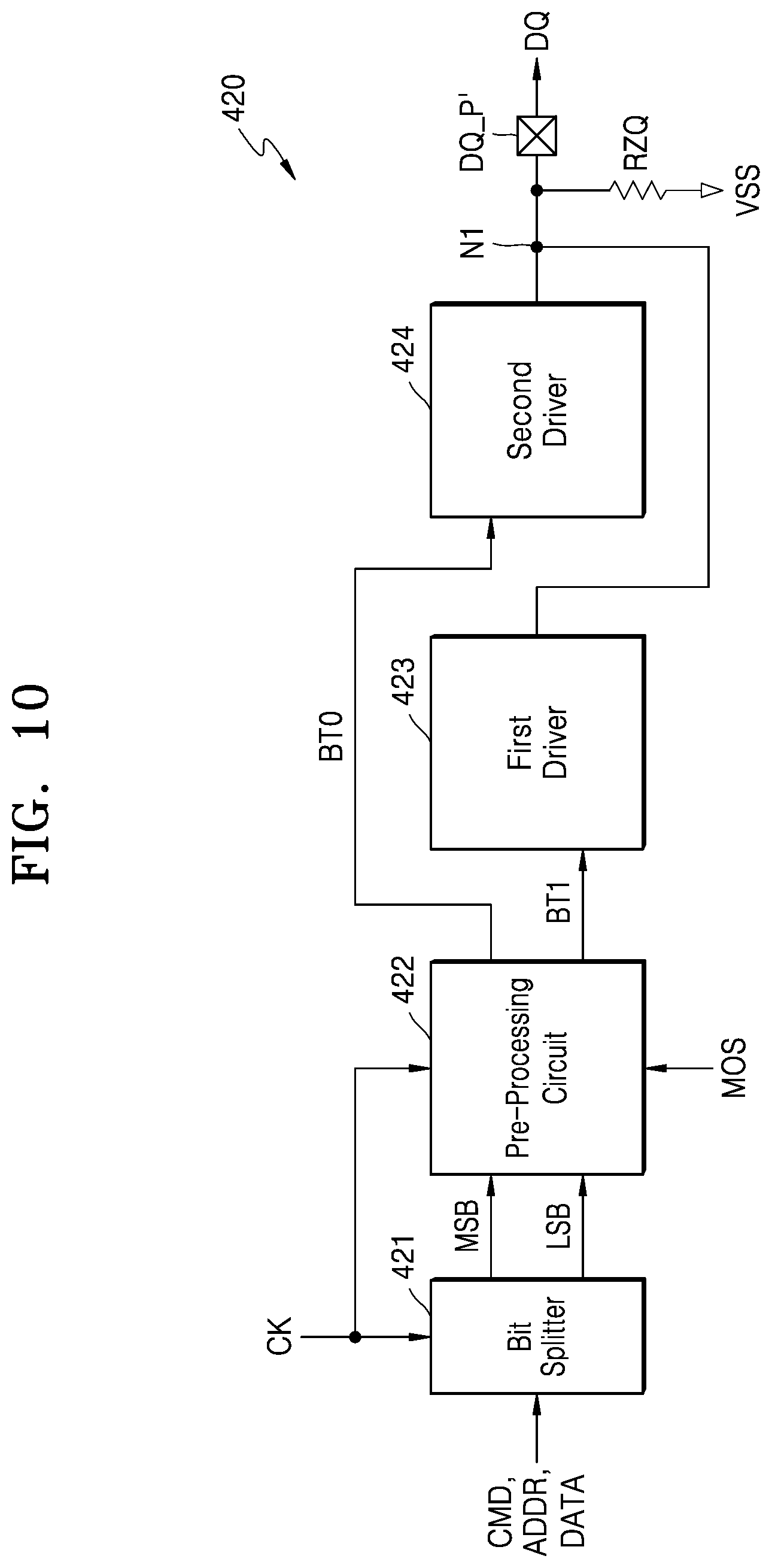 Patent US12321290 Figure 13 – Memory device supporting a high-efficient input/output interface and a memory system including the memory device