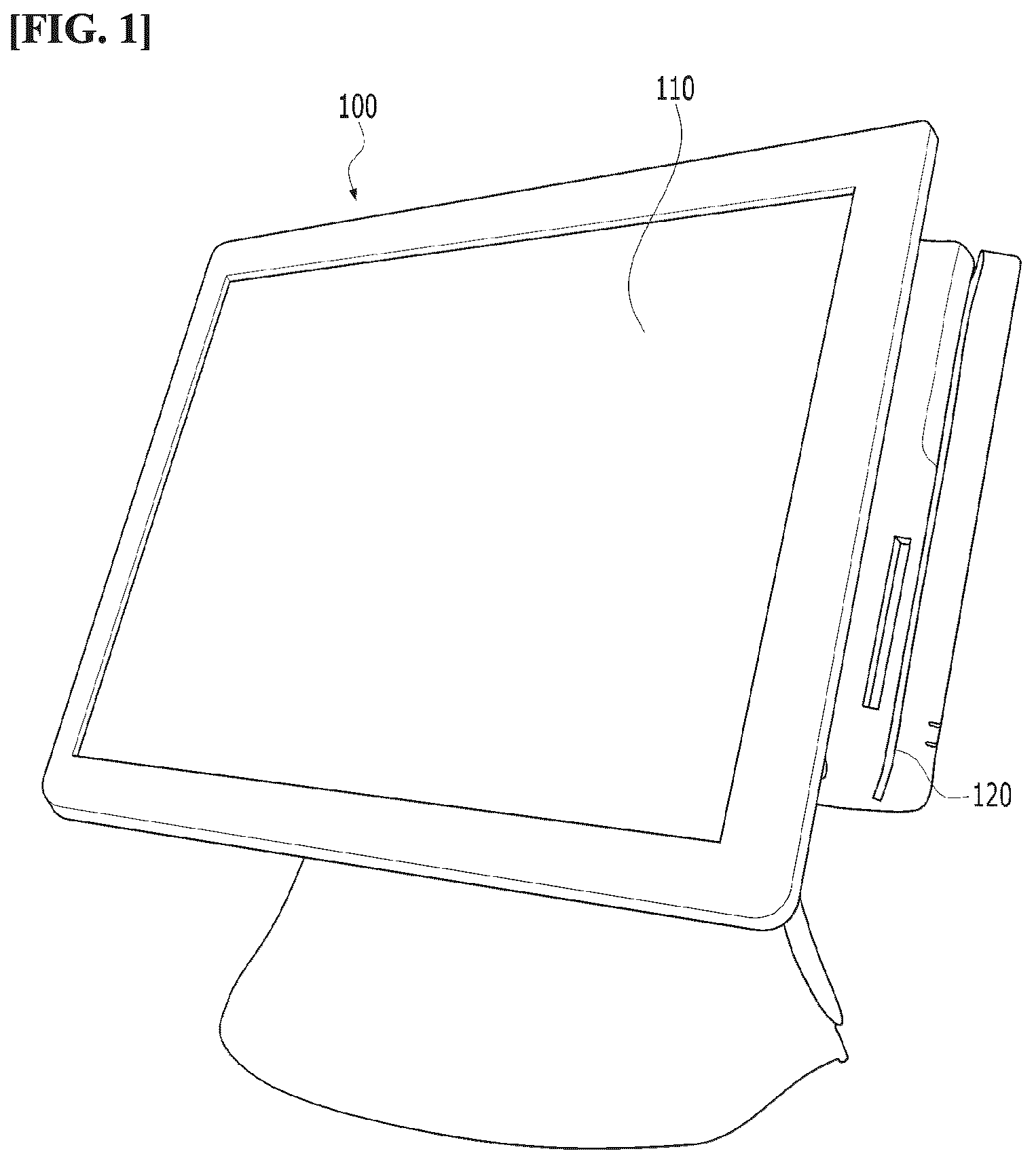 Patent US12321299 Figure 1 – Storage device for POS and POS system utilizing same