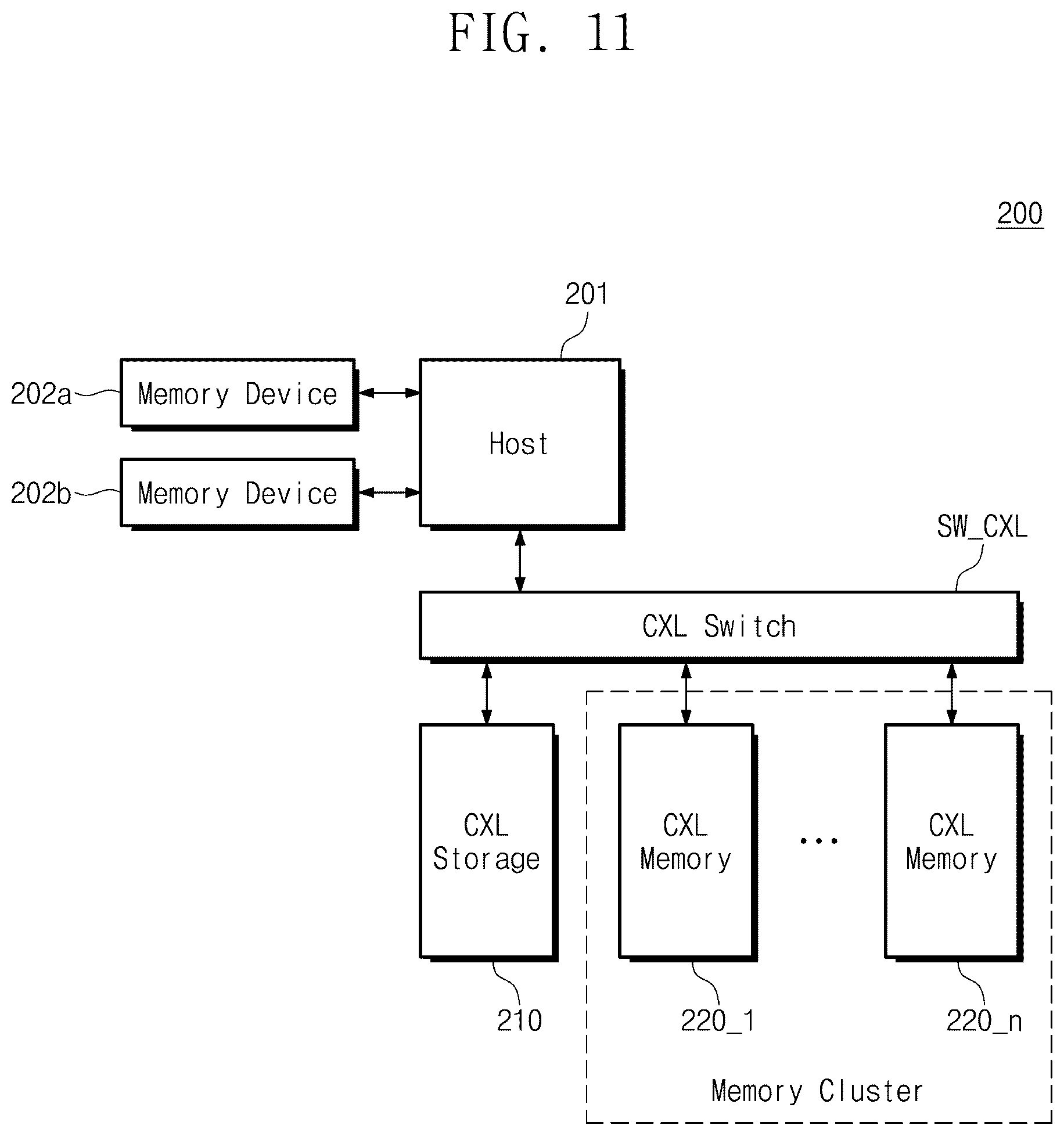 Patent US12321302 Figure 11 – Storage device, memory device, and system including storage device and memory device