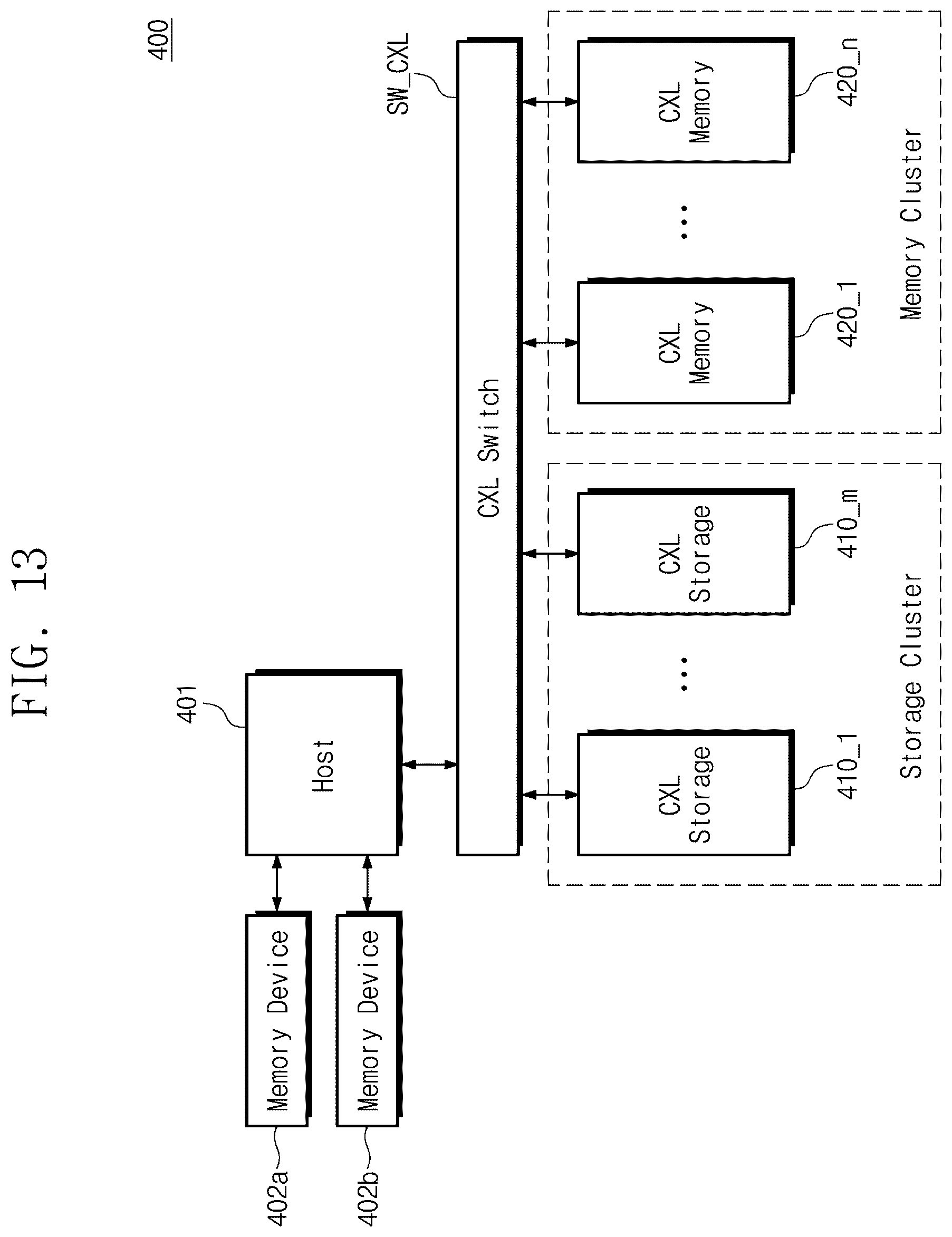 Patent US12321302 Figure 13 – Storage device, memory device, and system including storage device and memory device