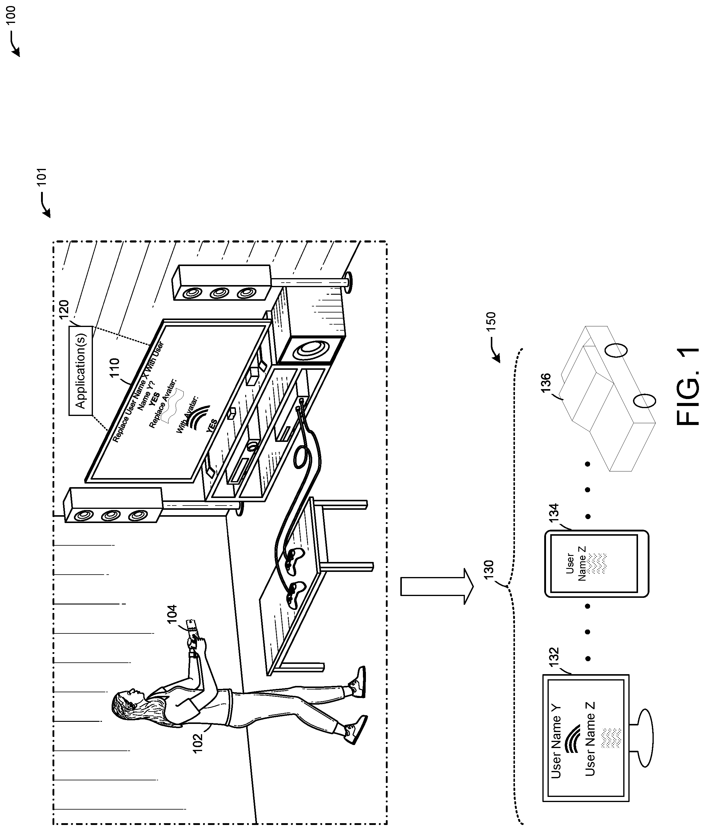 Patent US12321321 — Enhanced user profile management across multiple devices — Figure 1