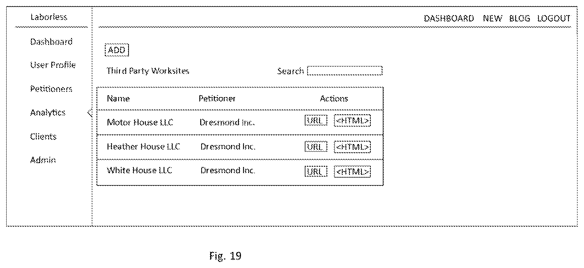 Patent US12321329 Figure 15 – System providing for user initiated platform operations on a network-based public access file database