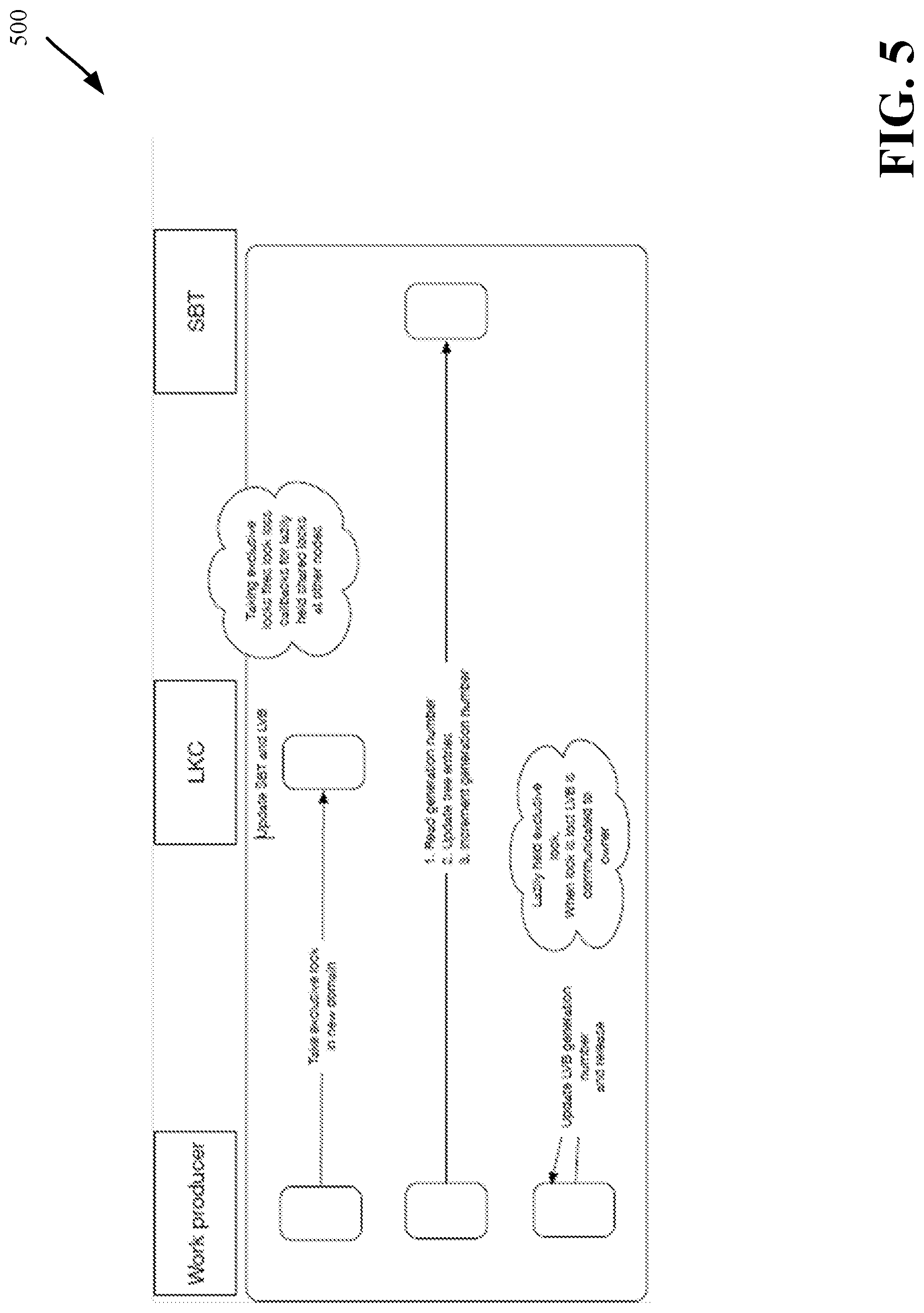Patent US12321331 Figure 5 – System B-tree change notification system using lock value blocks