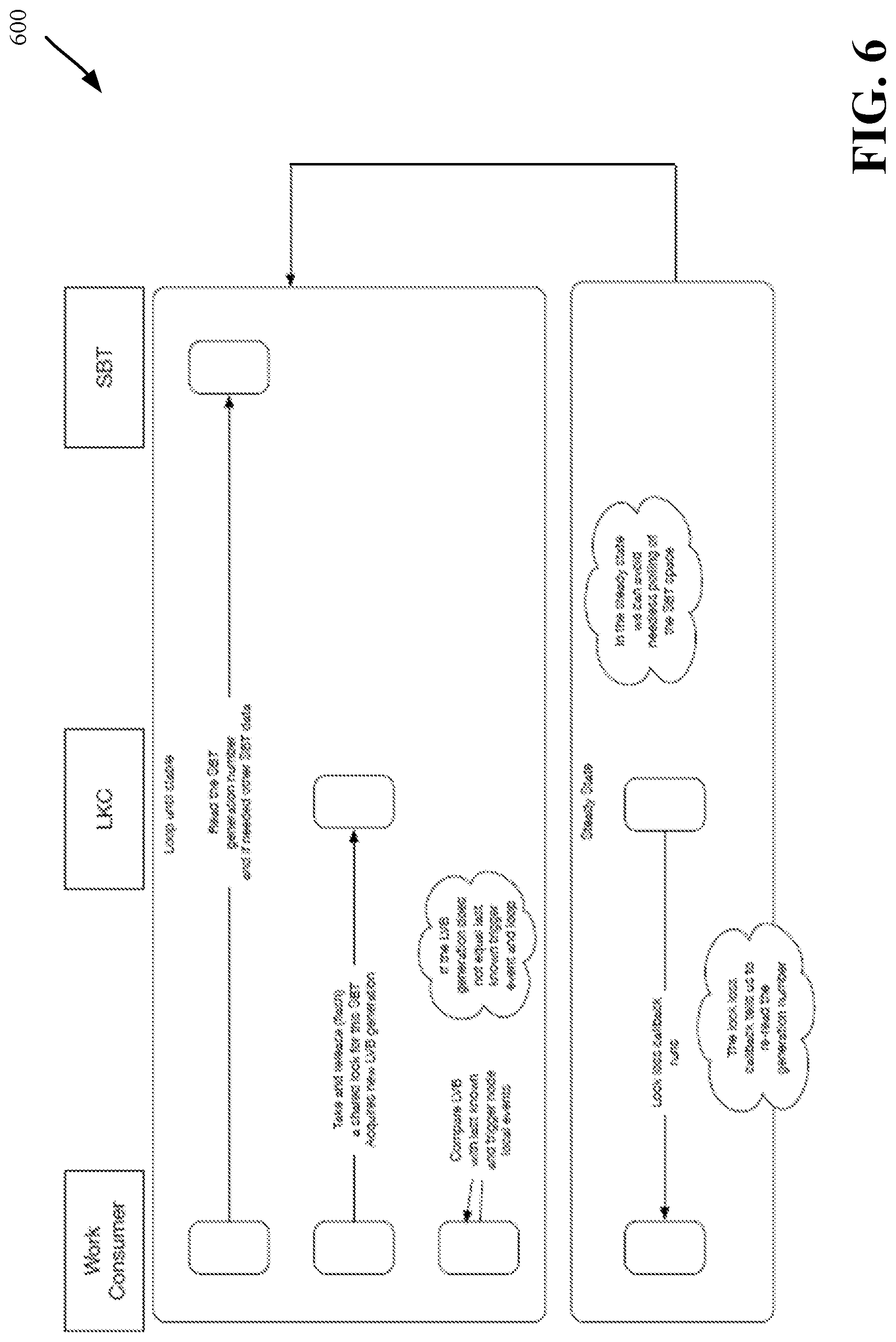 Patent US12321331 Figure 6 – System B-tree change notification system using lock value blocks