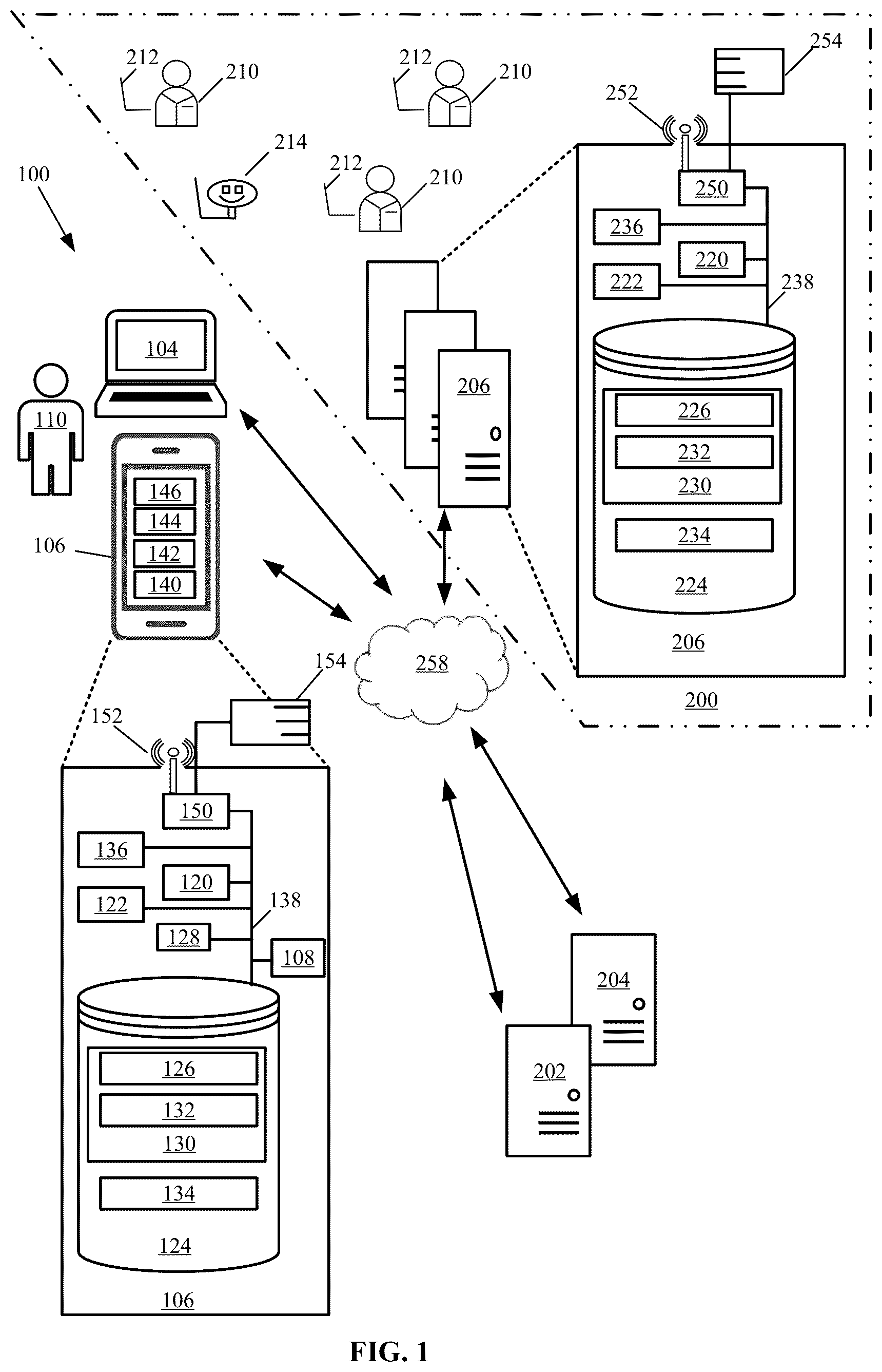 Patent US12321358 Figure 1 – Database management systems