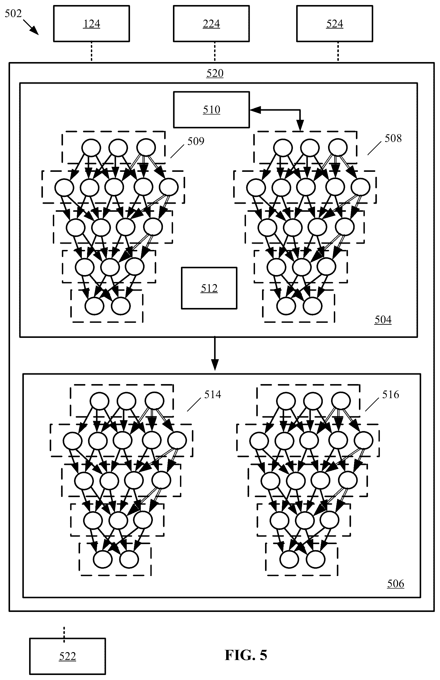 Patent US12321358 Figure 5 – Database management systems