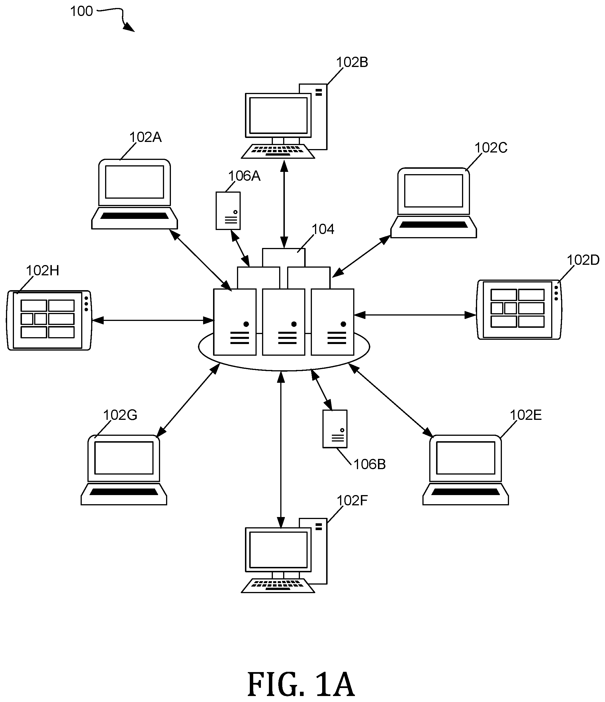 Patent US12321383 Figure 1 – Suggested queries for transcript search