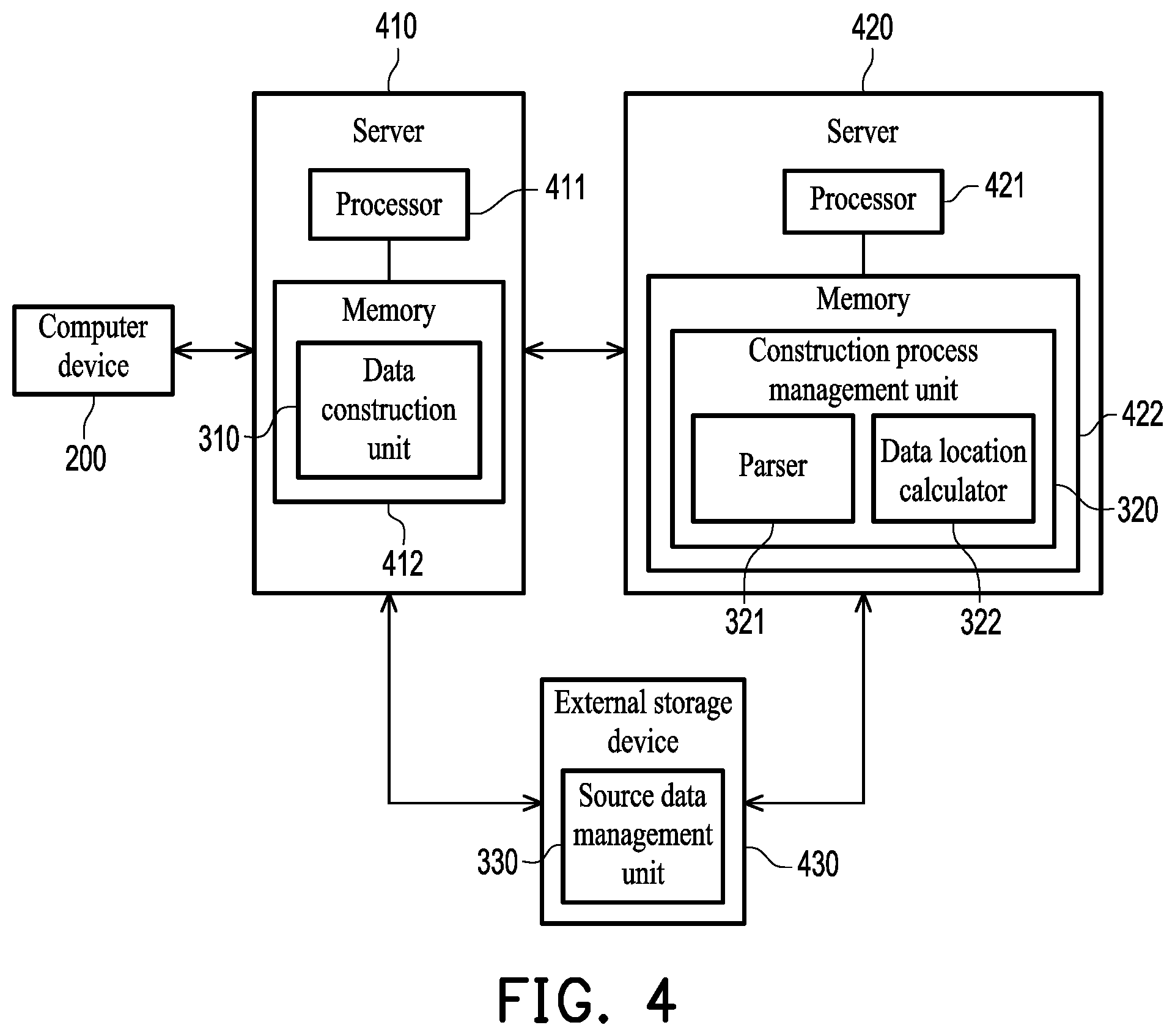 Patent US12321388 Figure 4 – Data construction system and data construction method