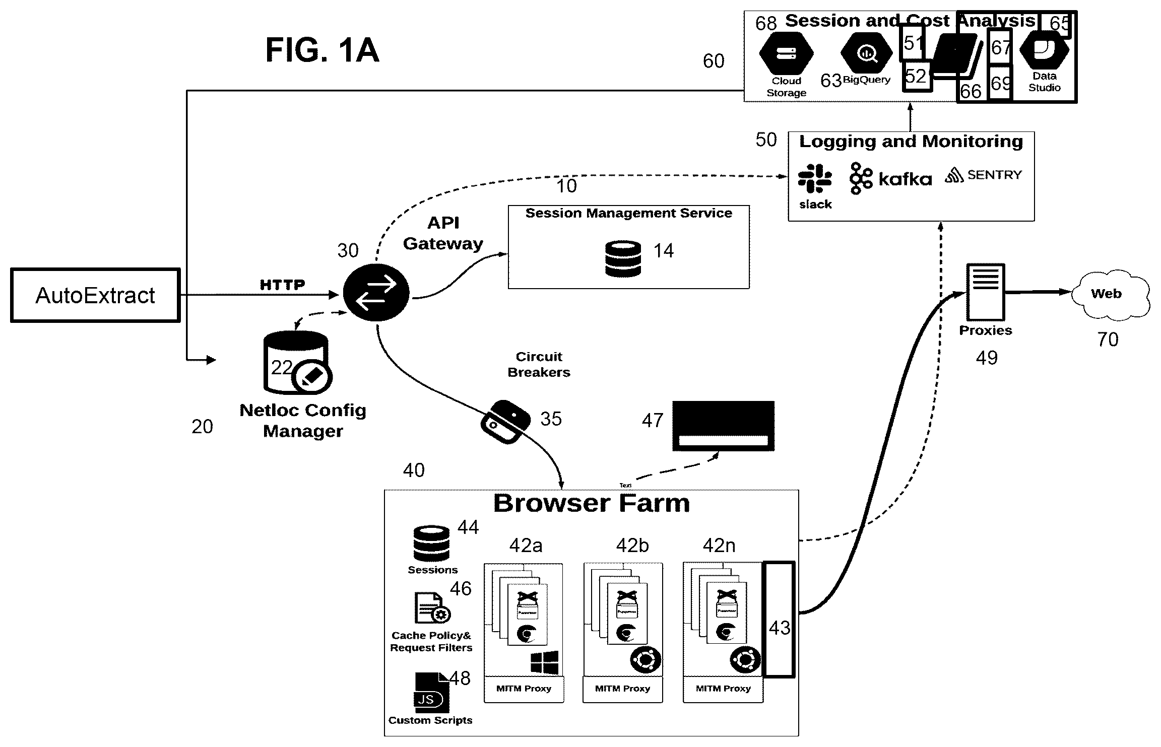 Patent US12321399 Figure 1 – System and method for a web scraping tool