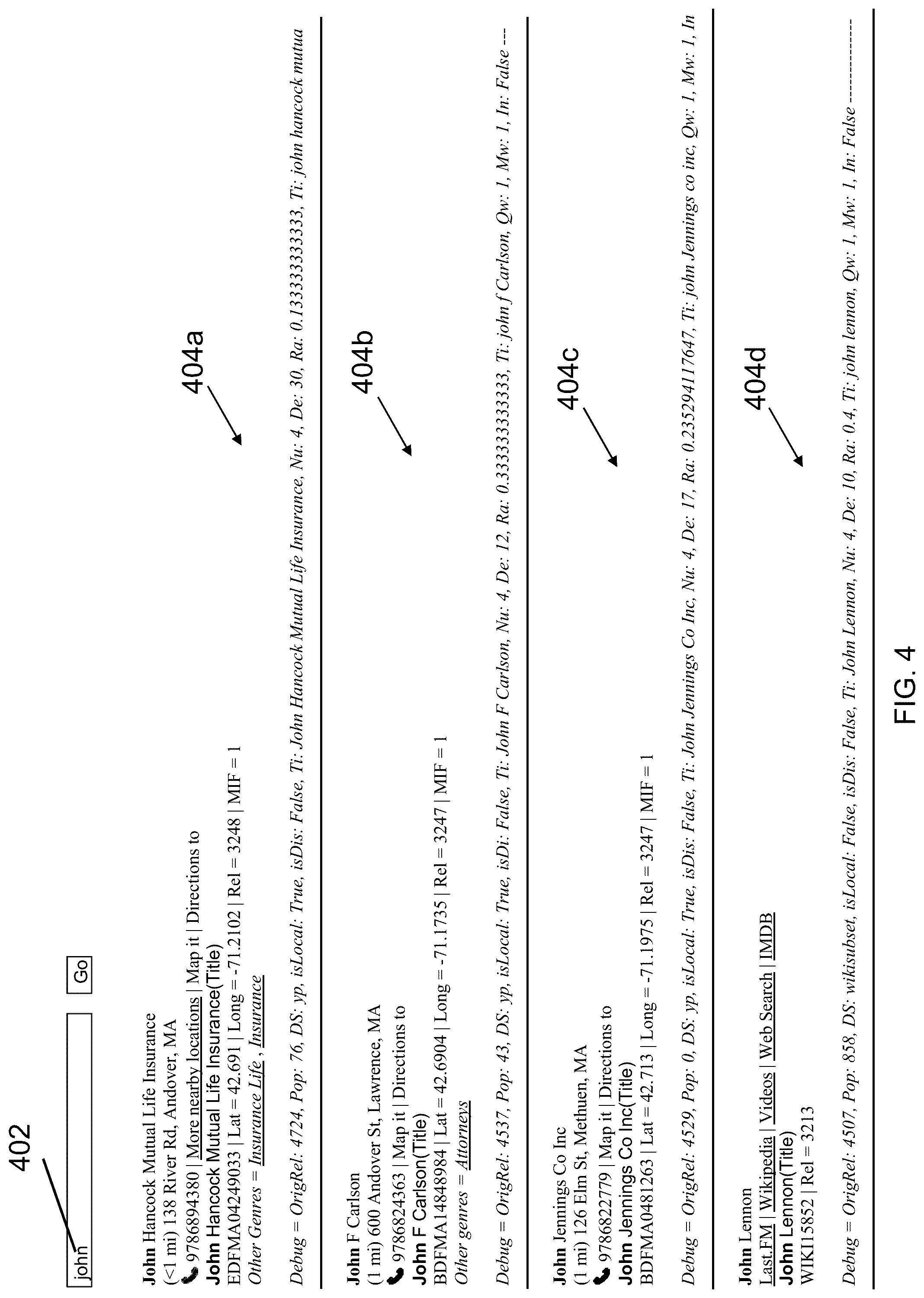 Patent US12321400 Figure 4 – Method of and system for conducting personalized federated search and presentation of results therefrom