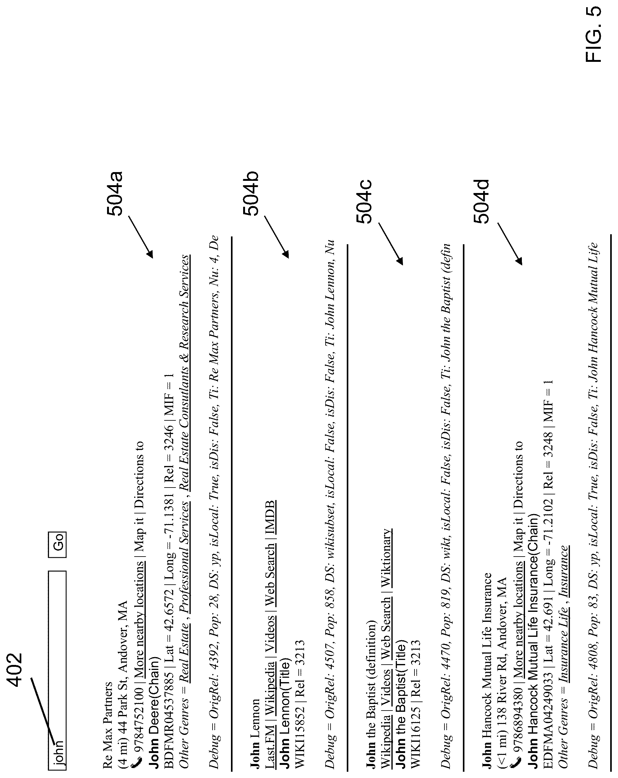 Patent US12321400 Figure 5 – Method of and system for conducting personalized federated search and presentation of results therefrom