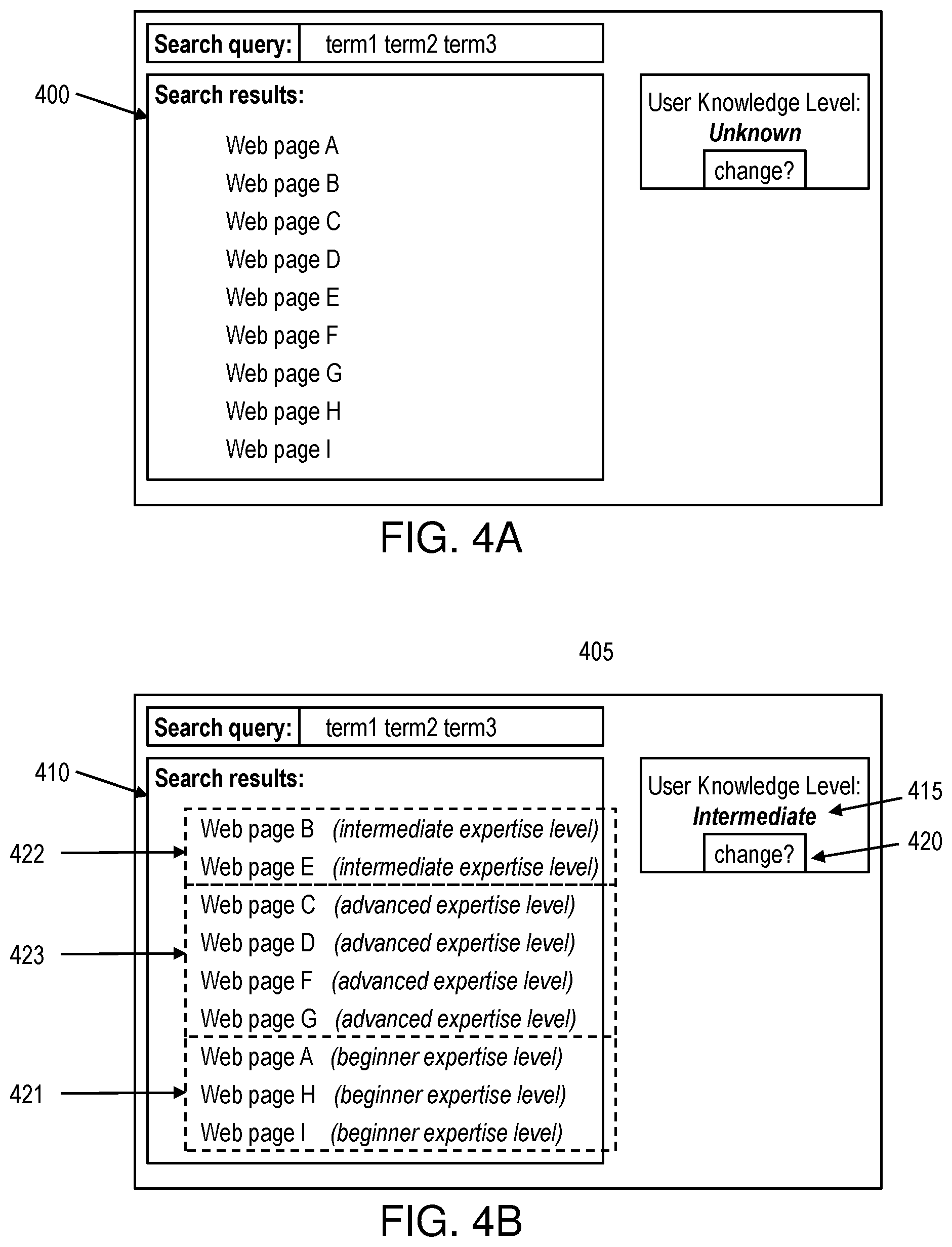 Patent US12321402 Figure 3 – Ordering search results based on a knowledge level of a user performing the search
