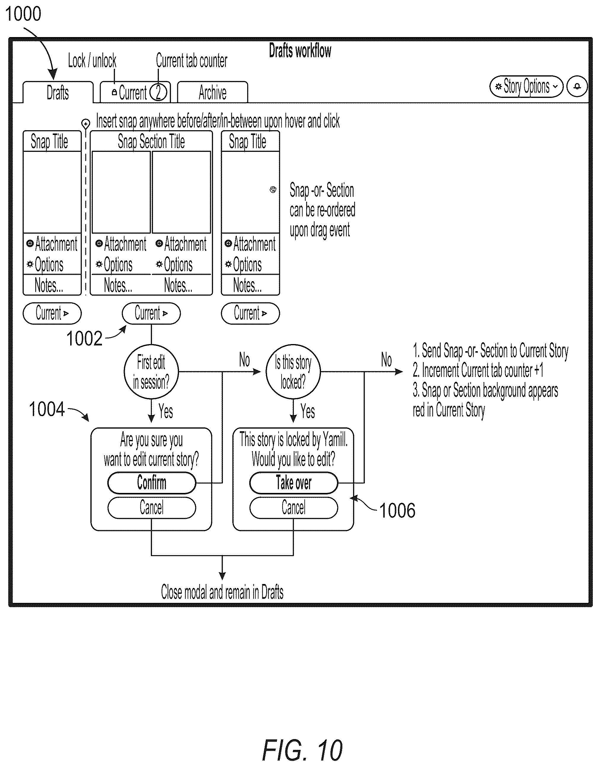 Patent US12321412 Figure 10 – Management of electronically published collections of content