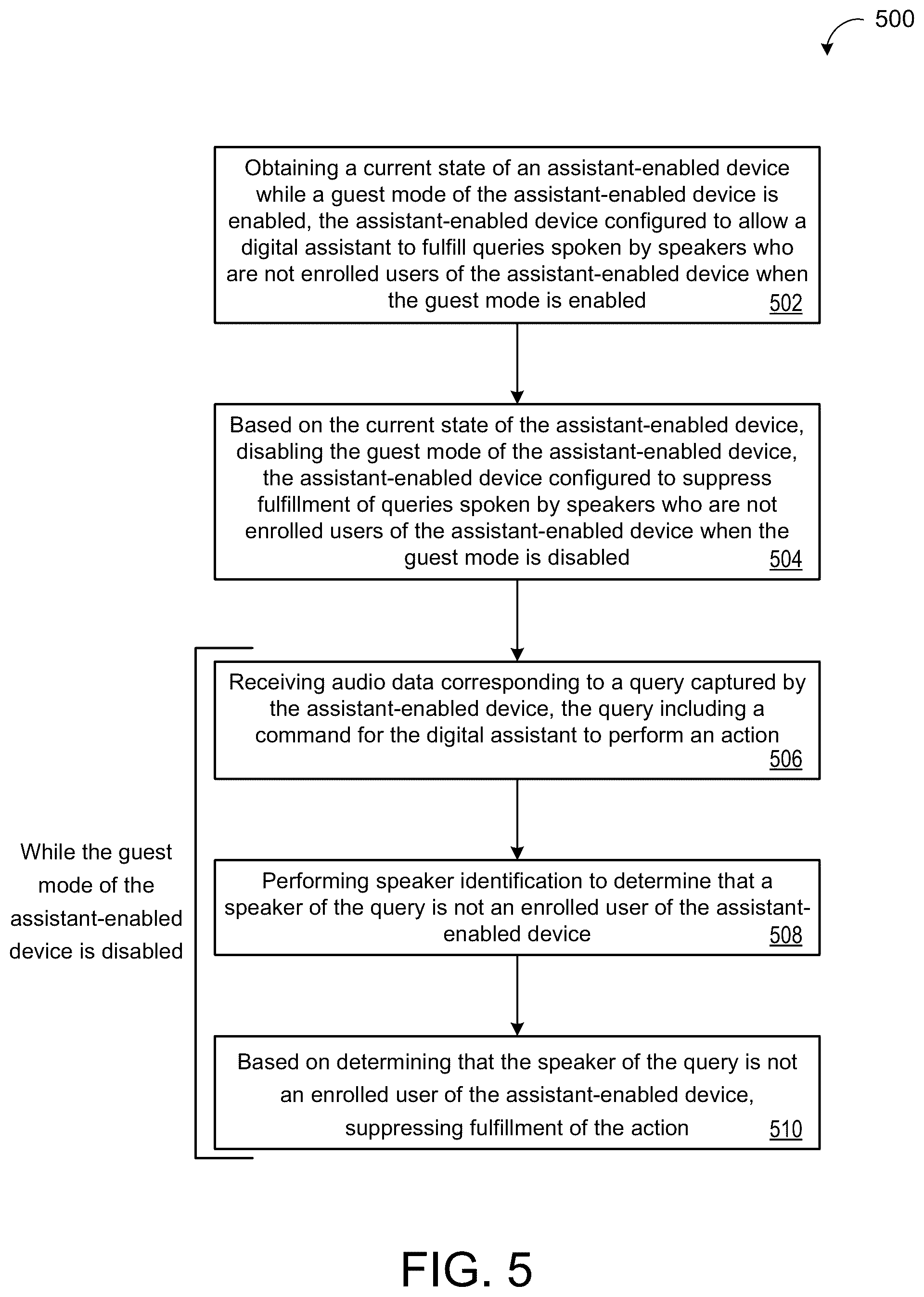 Patent US12321433 Figure 6 – Adaptive guest mode for portable speakers
