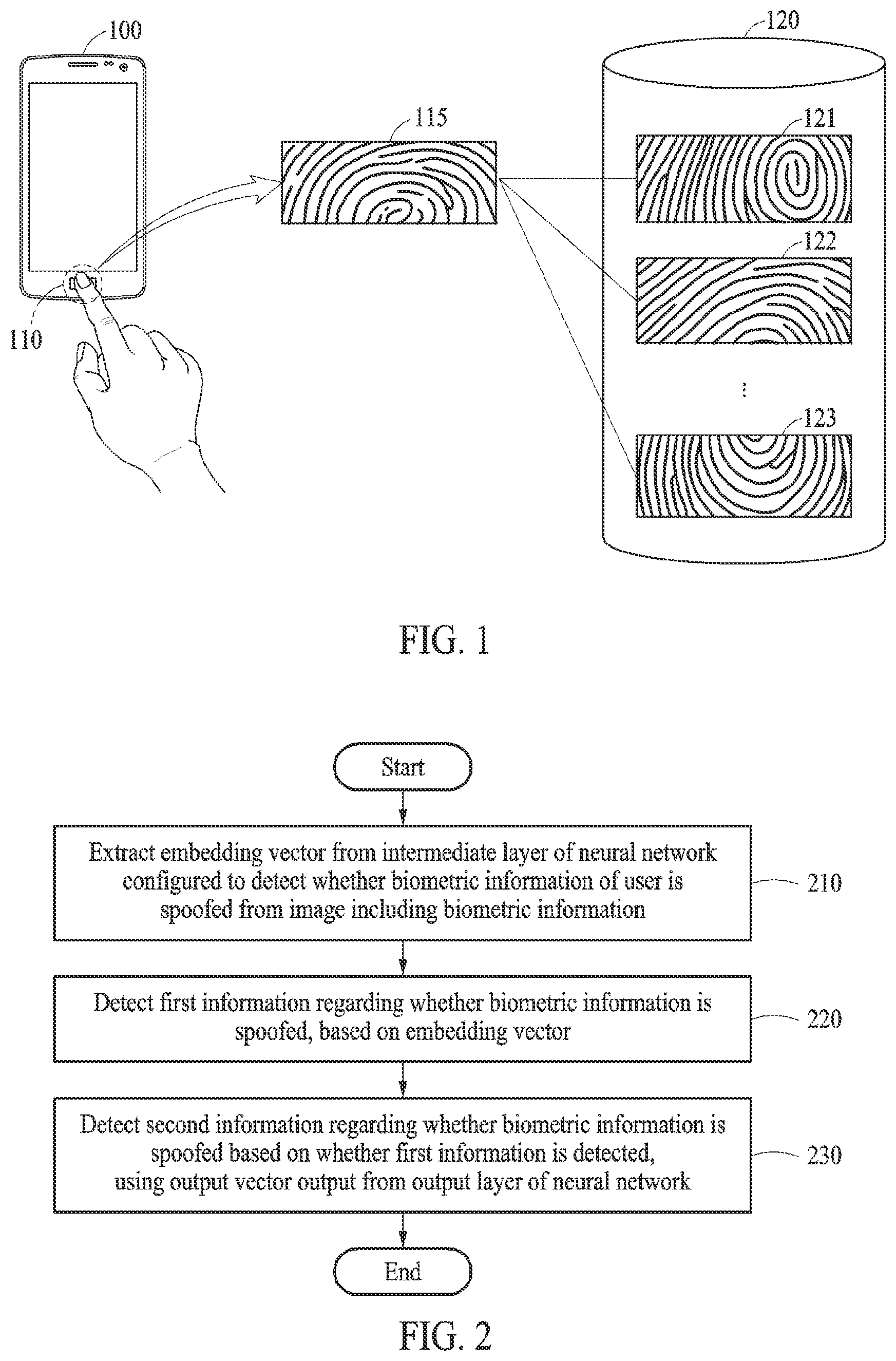 Patent US12321445 Figure 1 – Method and apparatus with biometric information spoof detection