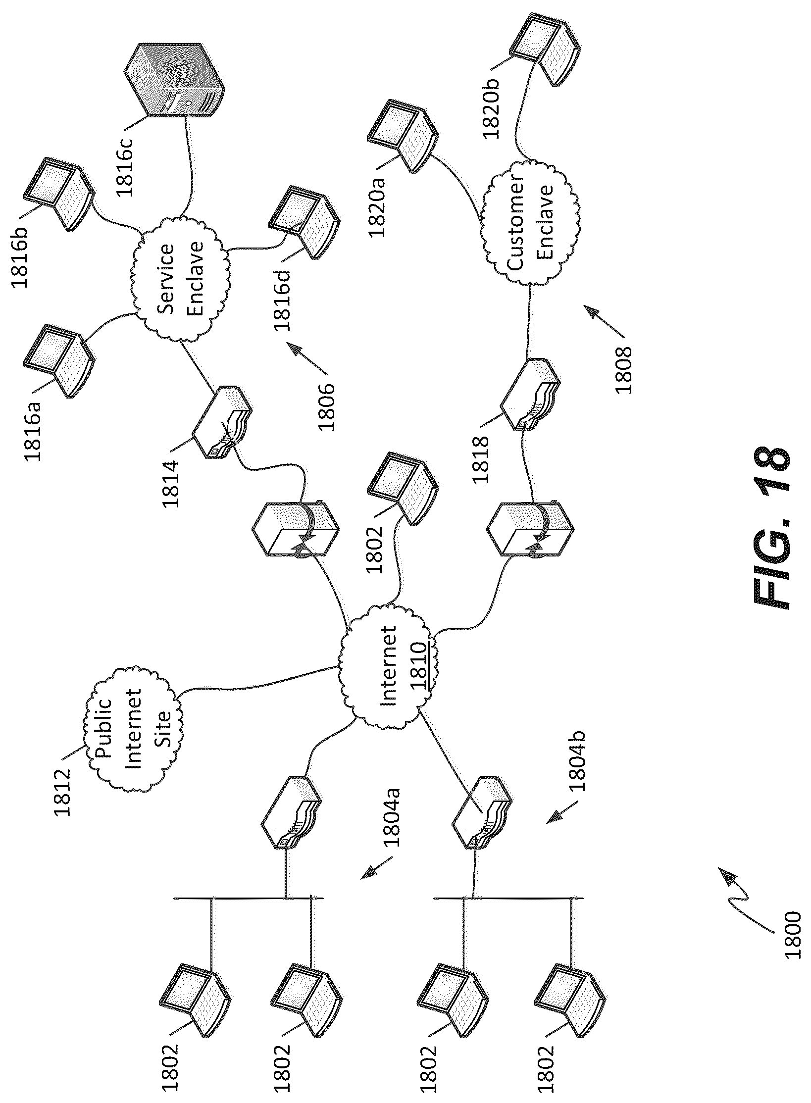 Patent US12321458 Figure 18 – Methods and systems for providing and controlling cryptographic secure communications terminal operable in a plurality of languages