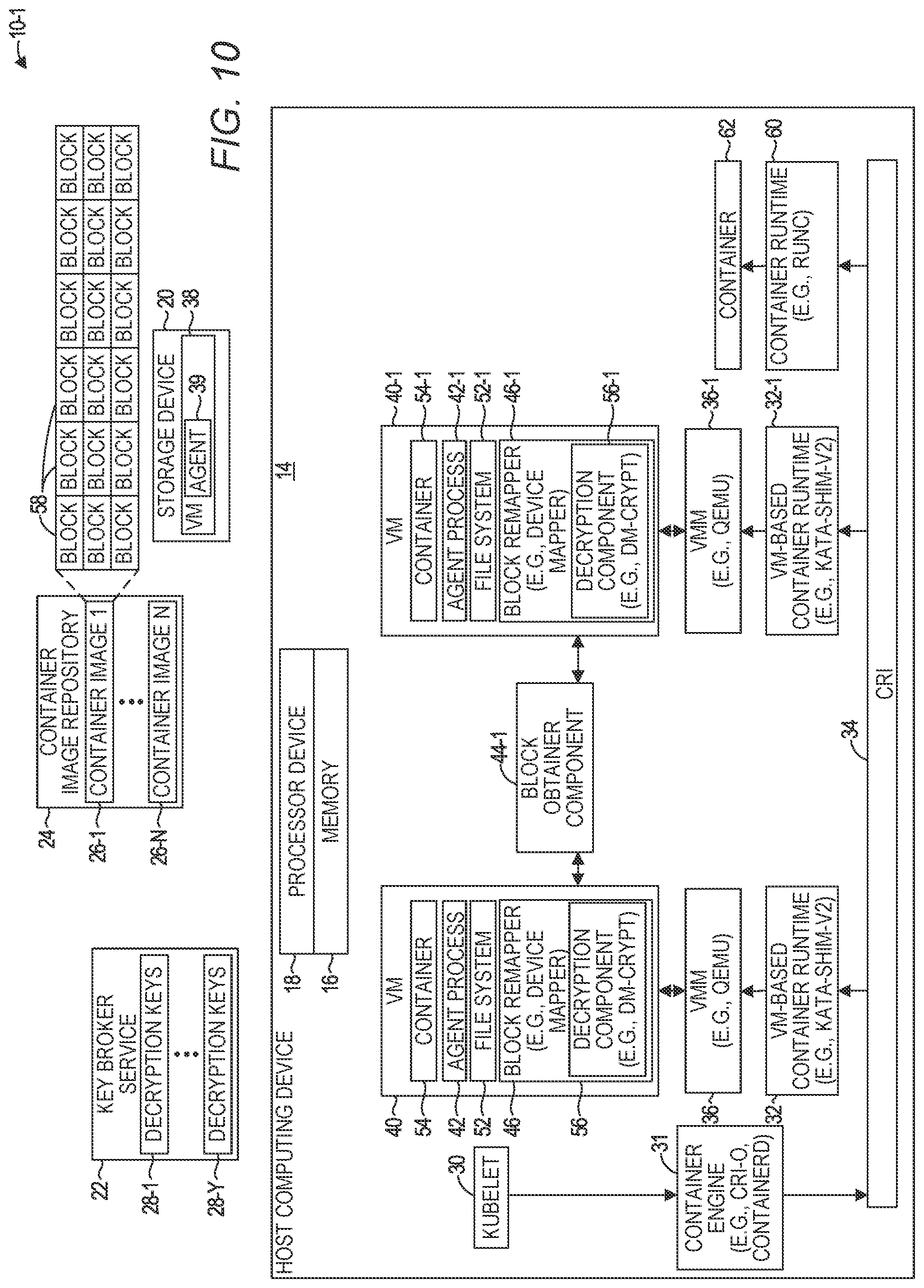 Patent US12321473 Figure 13 – On-demand encrypted container image download