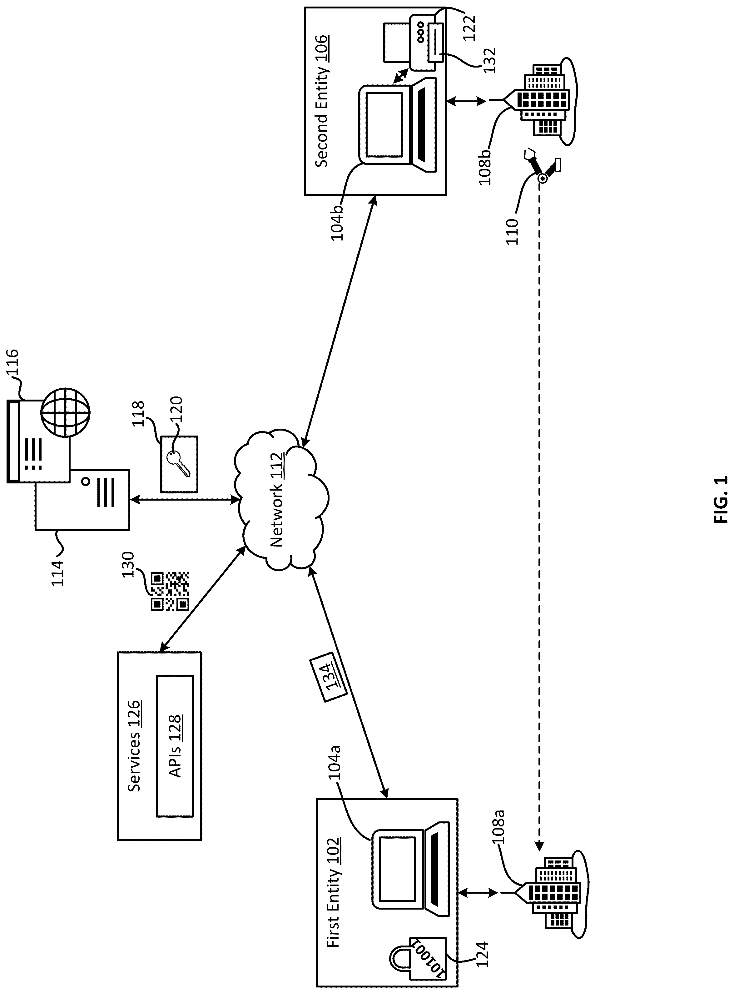 Patent US12321487 Figure 1 – Computer interfaces and techniques for protecting sensitive data