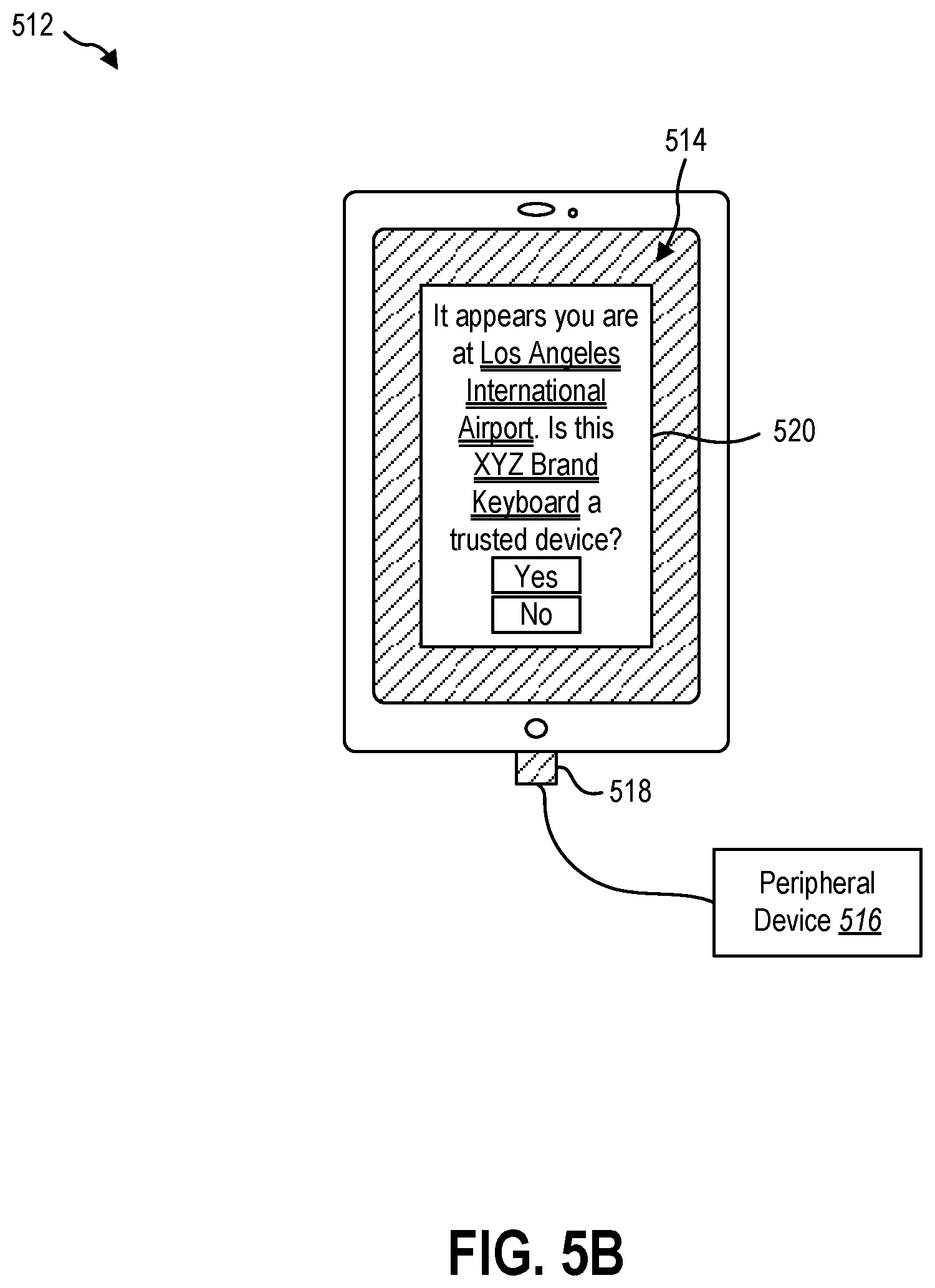 Patent US12321504 Figure 6 – Establishing a trusted connection with a peripheral device