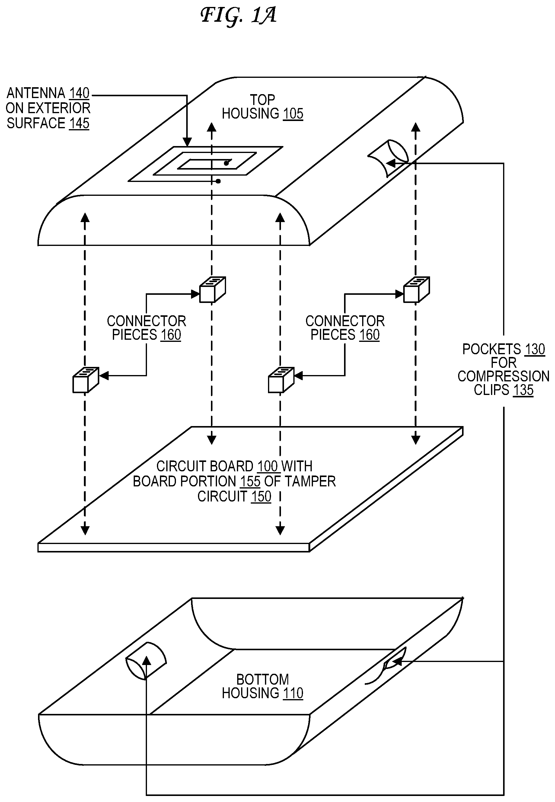 Patent US12321506 Figure 1 – Secure electronic circuitry with tamper detection