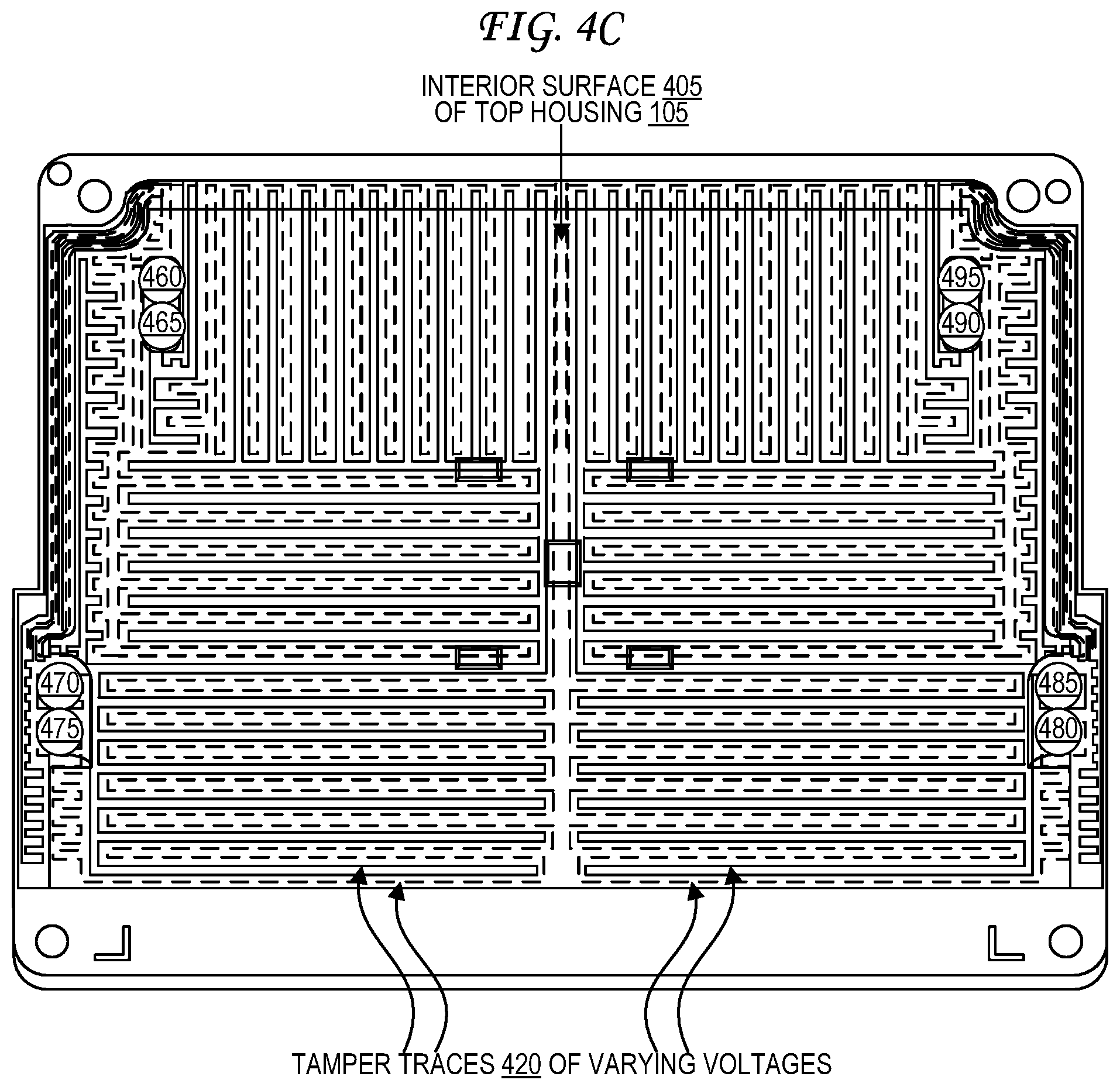 Patent US12321506 Figure 8 – Secure electronic circuitry with tamper detection