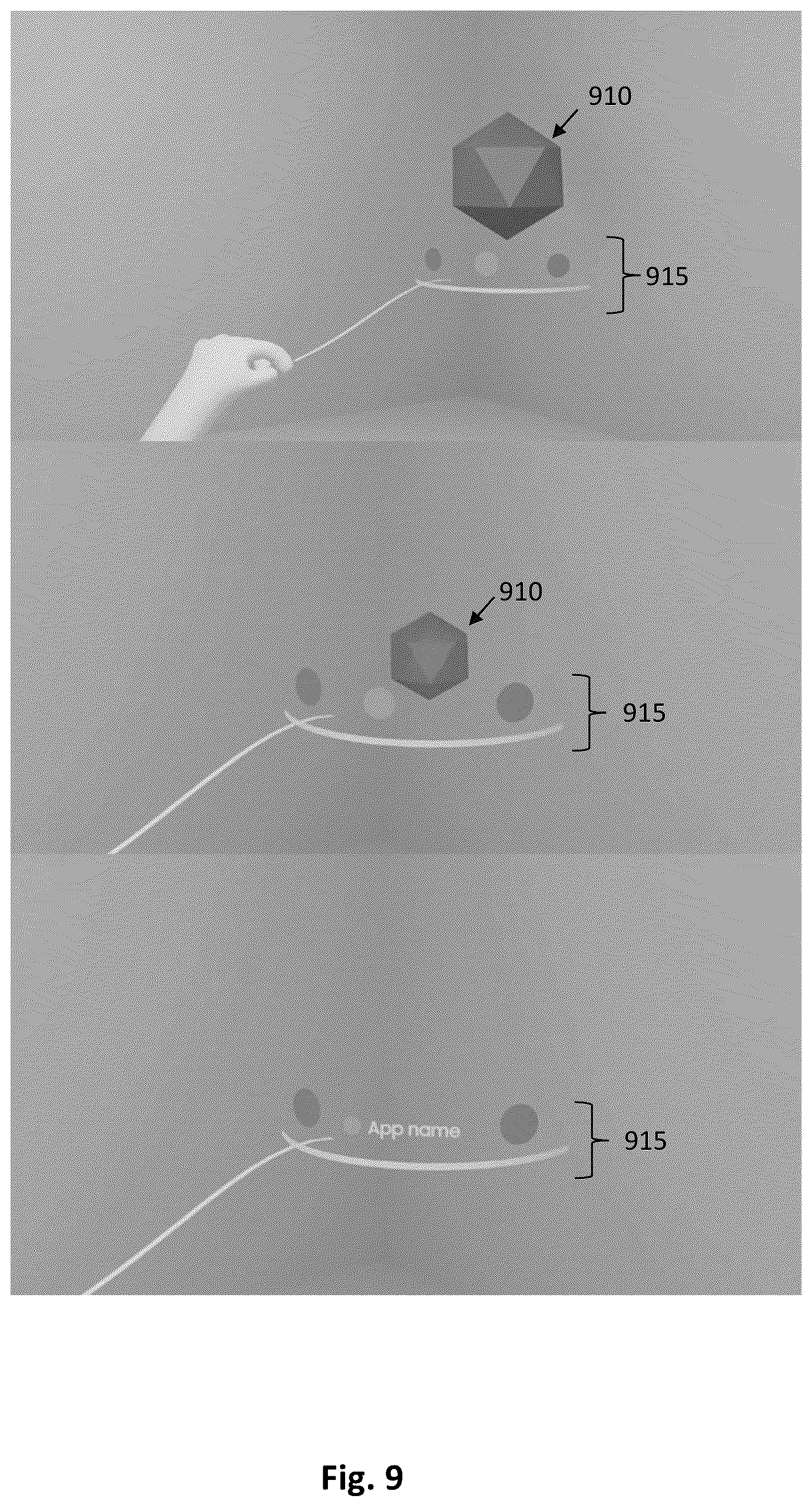 Patent US12321509 Figure 12 – Layout of XR content in XR space