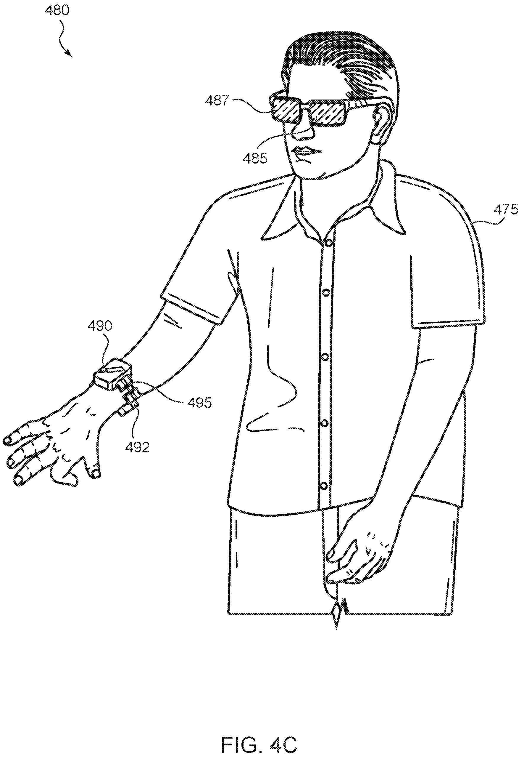 Patent US12321510 Figure 8 – User interface mechanisms for prediction error recovery