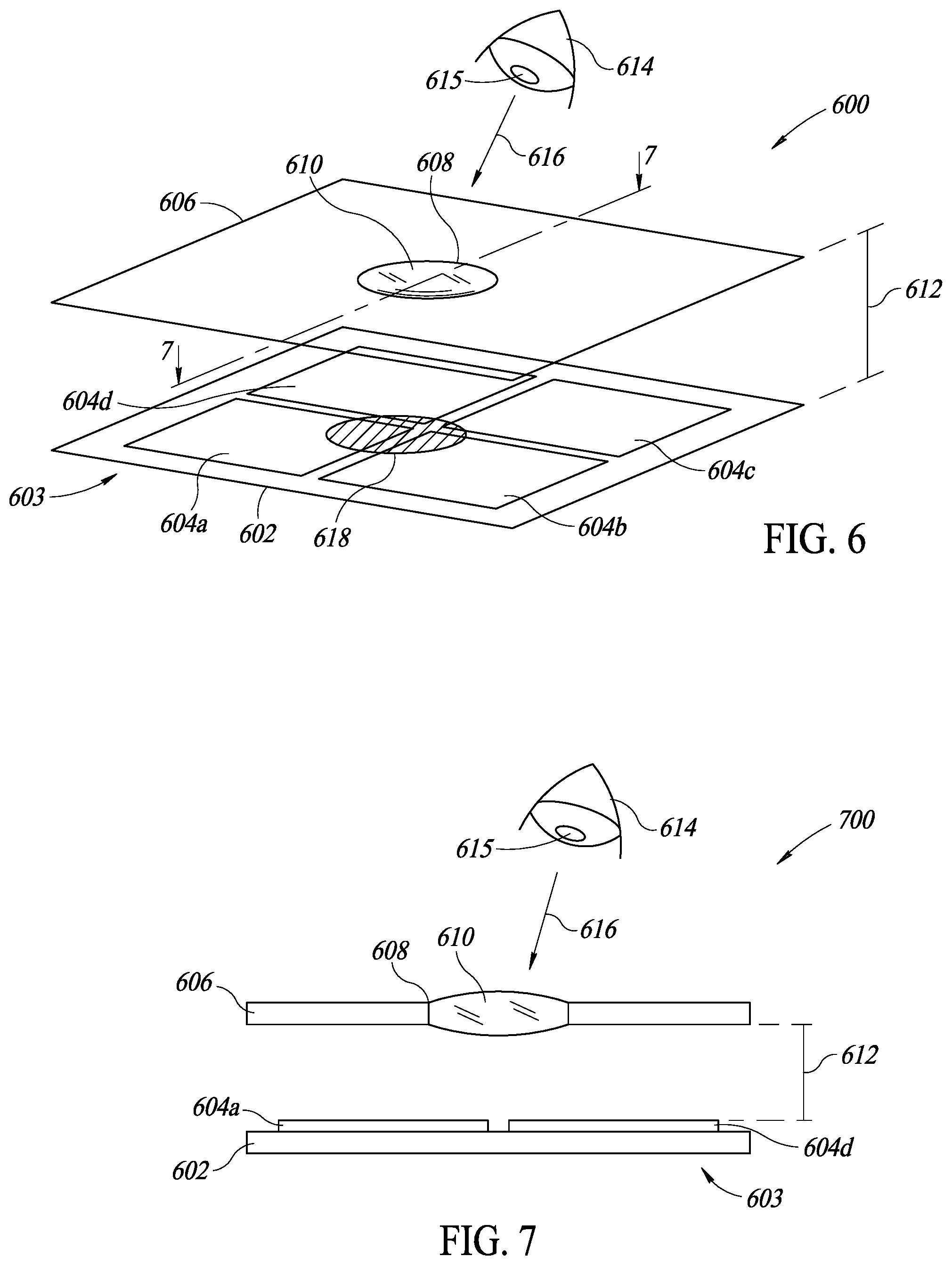 Patent US12321514 Figure 6 – Optical tracking including imaging-based angle sensitive detectors