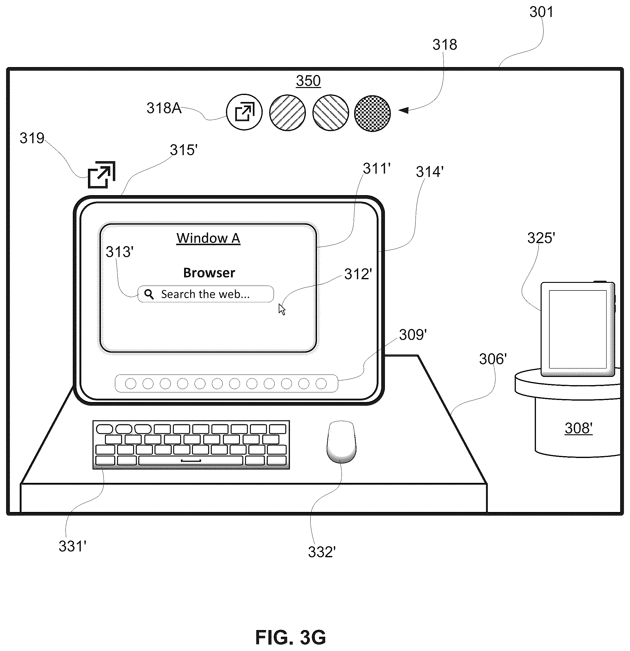 Patent US12321515 Figure 9 – System and method of representations of user interfaces of an electronic device