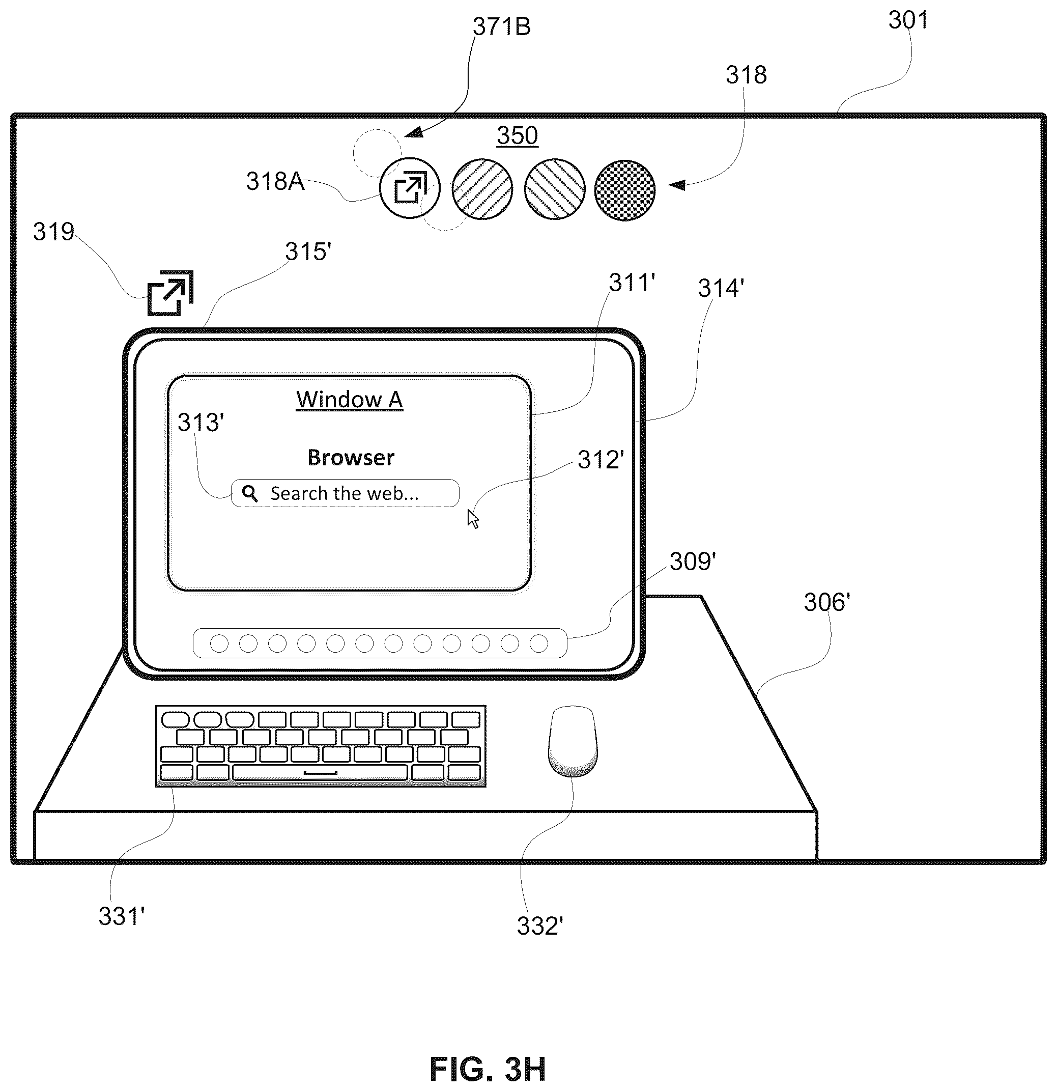 Patent US12321515 Figure 10 – System and method of representations of user interfaces of an electronic device